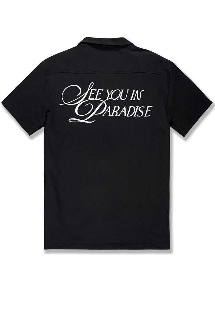 MENS JORDAN CRAIG OAKLAND MECHANIC SHIRT (BLACK)