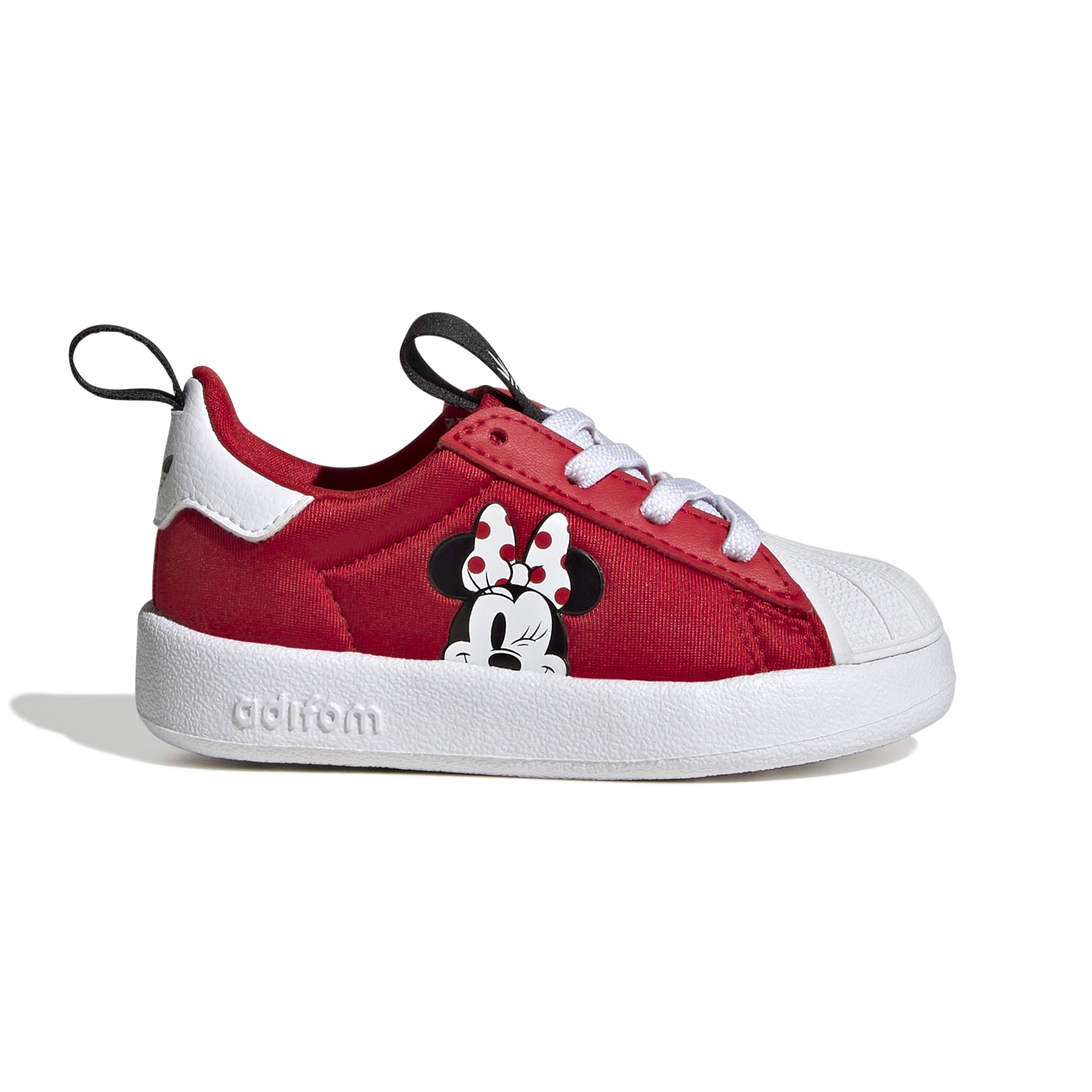 KIDS ADIDAS DISNEY MINNIE MOUSE adiFOM SUPERSTAR 360 (BETTER SCARLET / CLOUD WHITE / CORE BLACK)