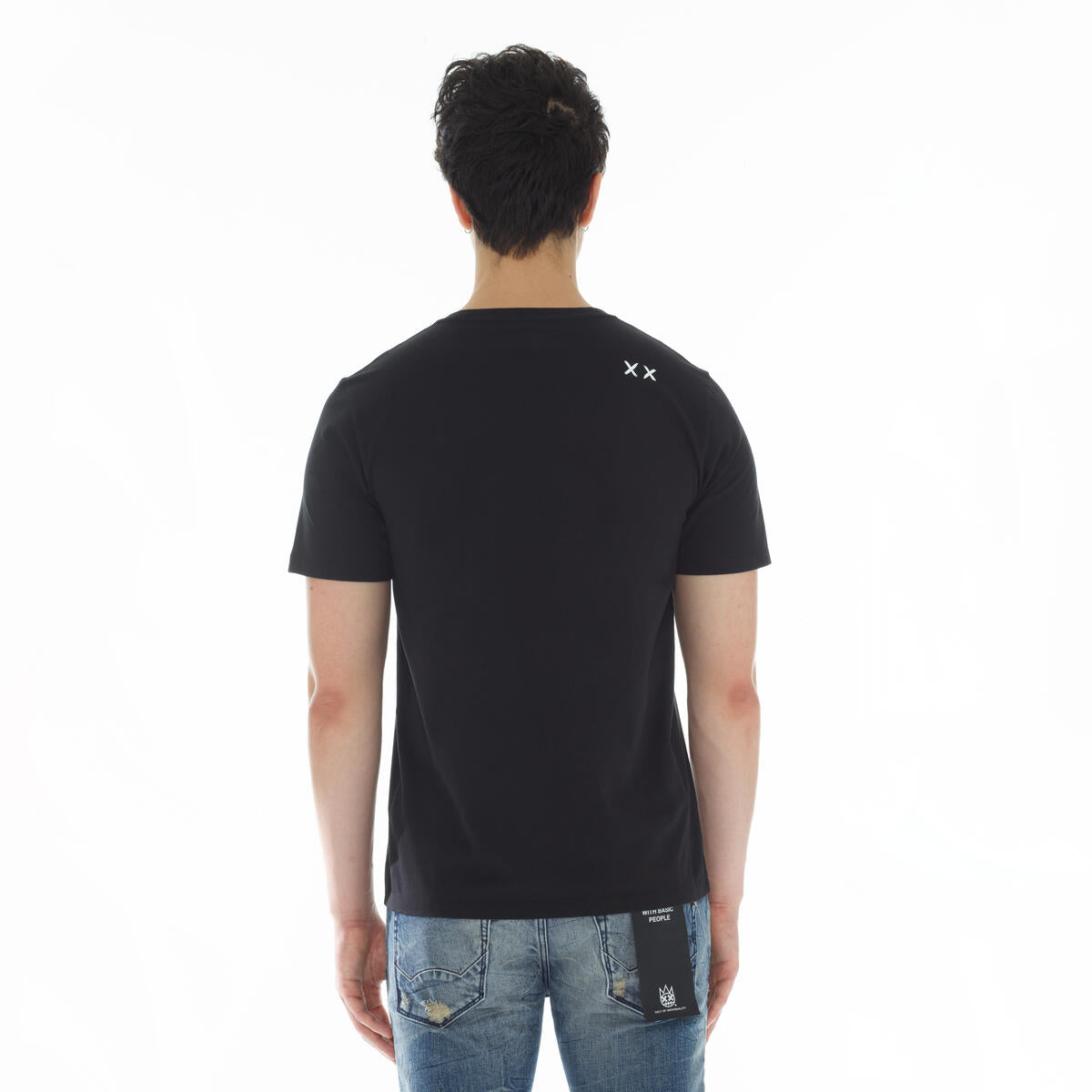 MENS CULT SHIMUCHAN LOGO T-SHIRT (BLACK/WHITE)