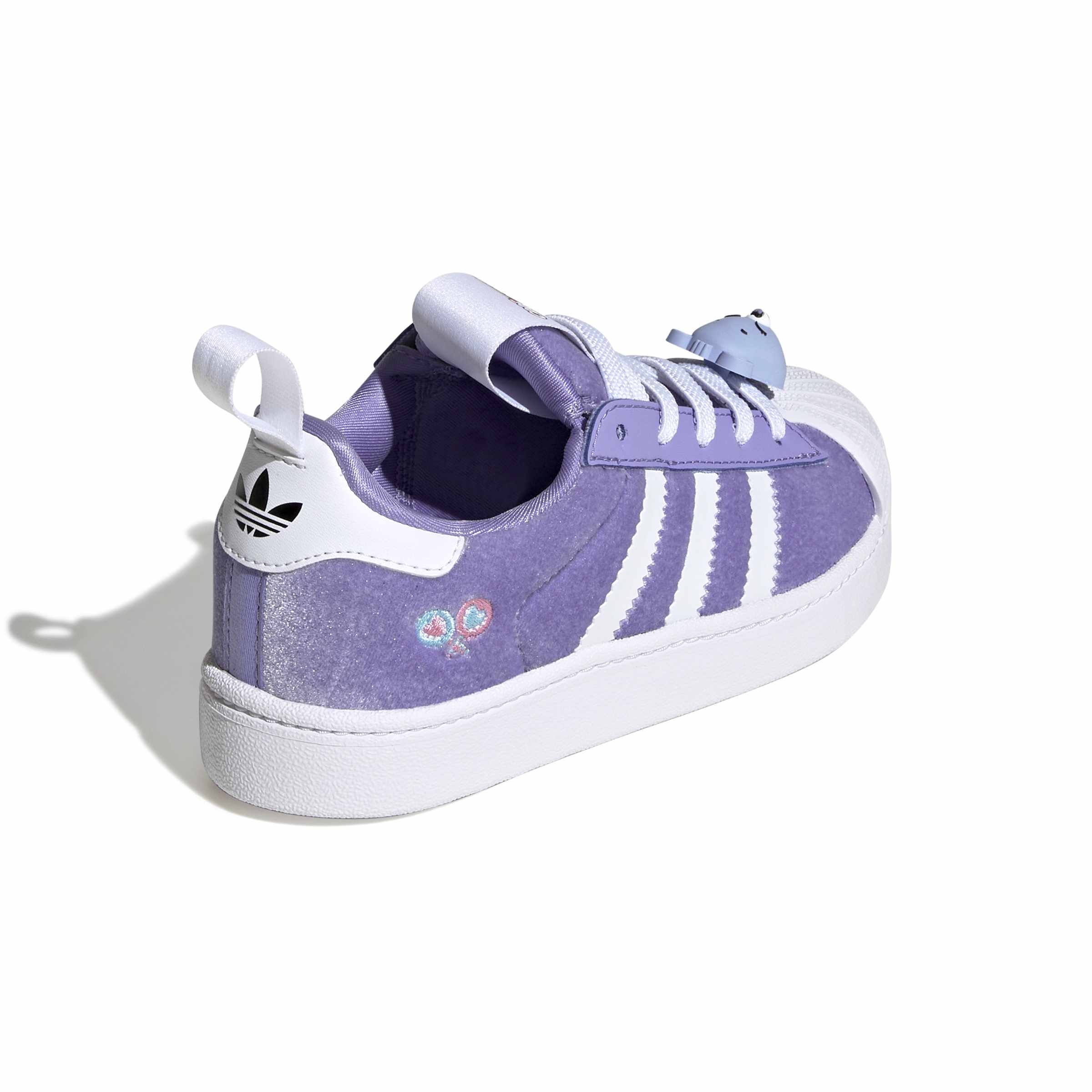KIDS ADIDAS CARE BEARS QUICKON SUPERSTAR CHILDREN (LIGHT PURPLE / CLOUD WHITE / CORE BLACK)