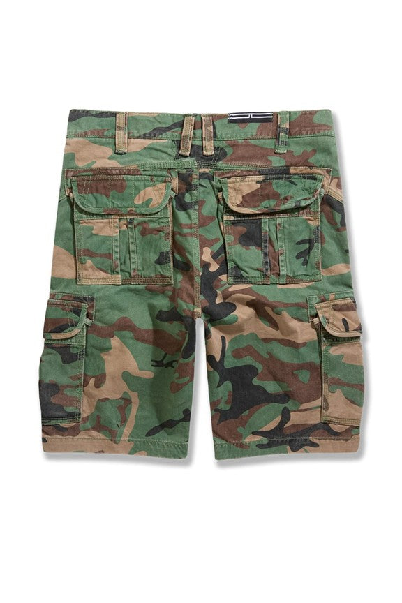 MENS JORDAN CRAIG XAVIER CAMO CARGO SHORT (VINTAGE CAMO)