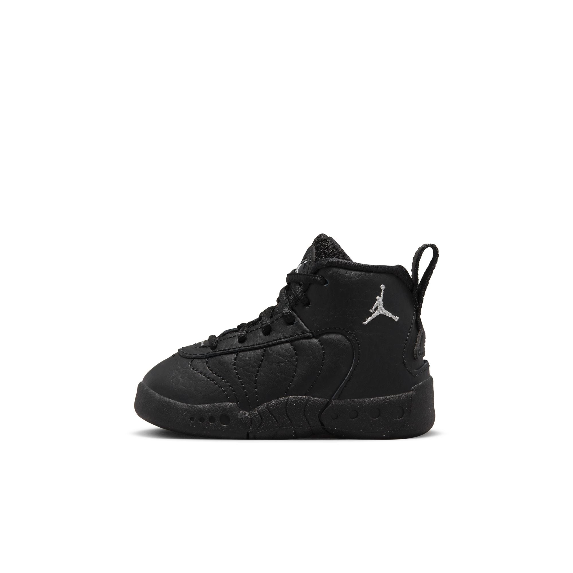 KIDS JORDAN JUMPMAN PRO TD (BLACK/WHITE/METALLIC SILVER)