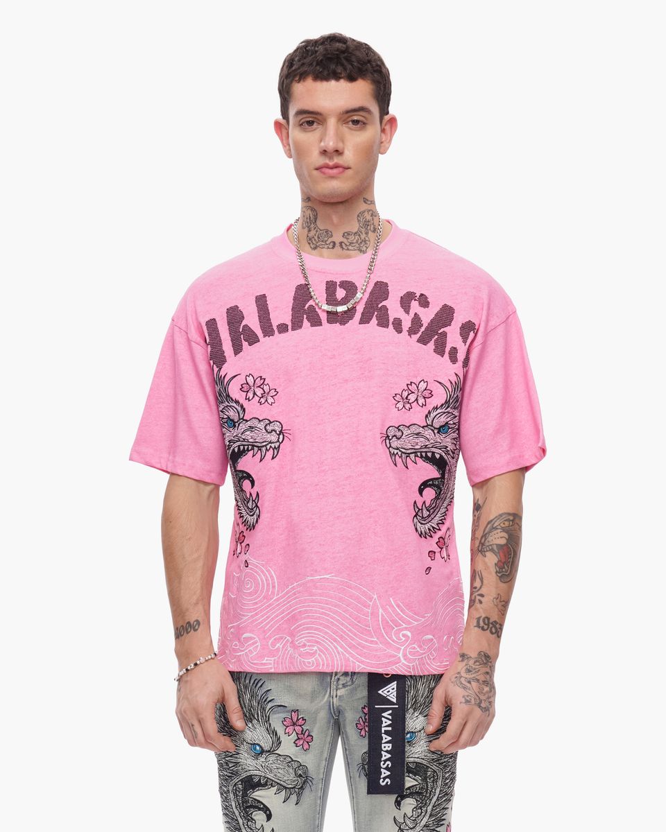 MENS VALABASAS "IKARI" SHIRT (PINK)