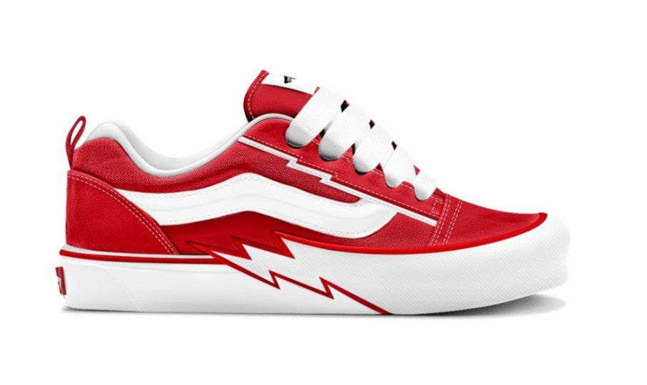 KIDS VANS KNU SKOOL BOLT PS (RACING RED)