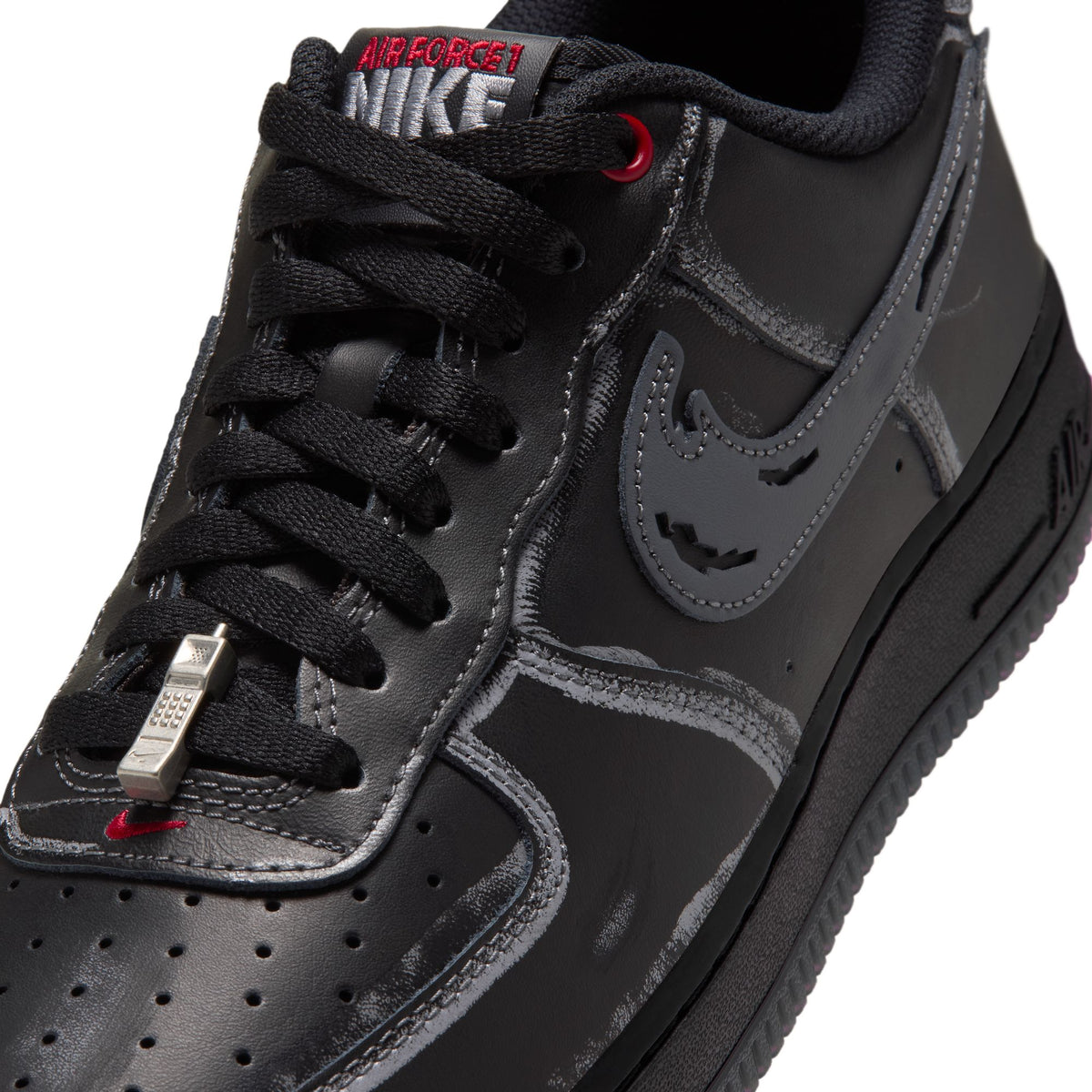 MENS NIKE AIR FORCE 1 '07 (GHOSTFACE BLACK)