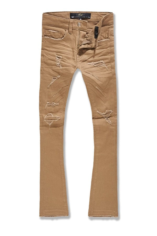 KIDS JORDAN CRAIG STACKED TRIBECA TWILL PANT (DARK EARTH)
