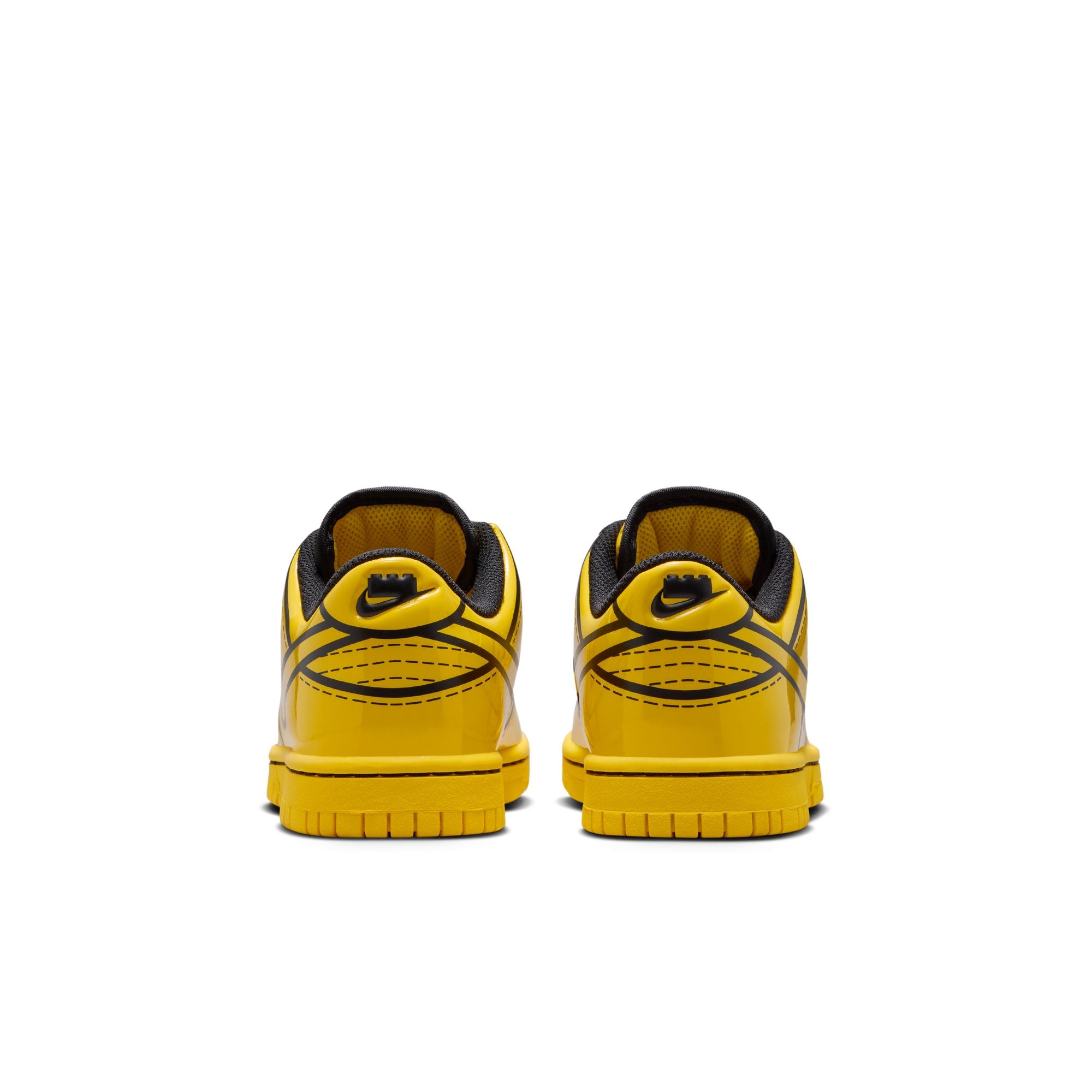 KIDS NIKE DUNK LOW X LEGO COLLECTION GS (TOUR YELLOW/BLACK/RUSH RED)