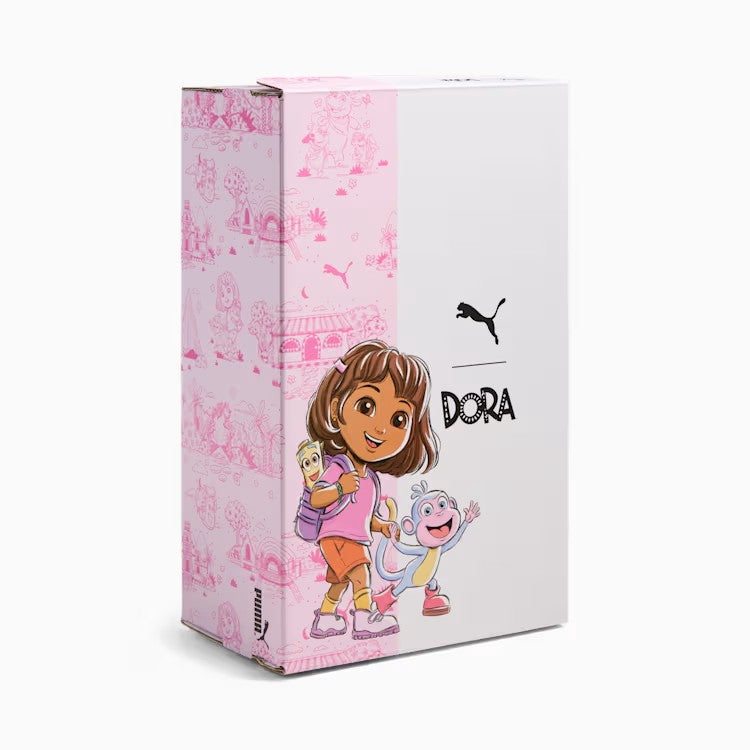 KIDS PUMA X DORA THE EXPLORER SPEEDCAT TD (MAUVE GLOW-POWDER PINK)