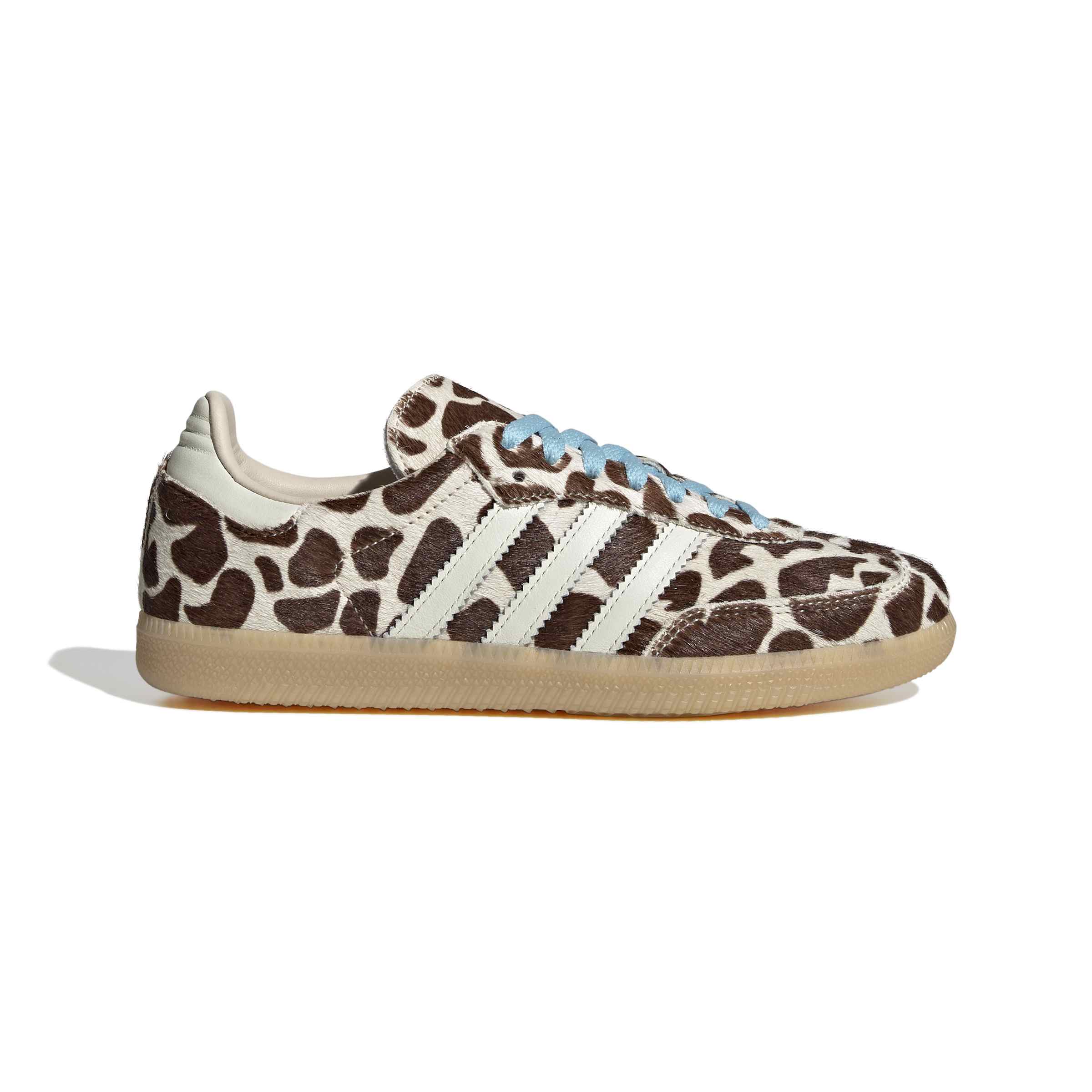 WOMENS ADIDAS SAMBA OG COW PRINT (CRYSTAL LINEN/ IVORY/ GUM)
