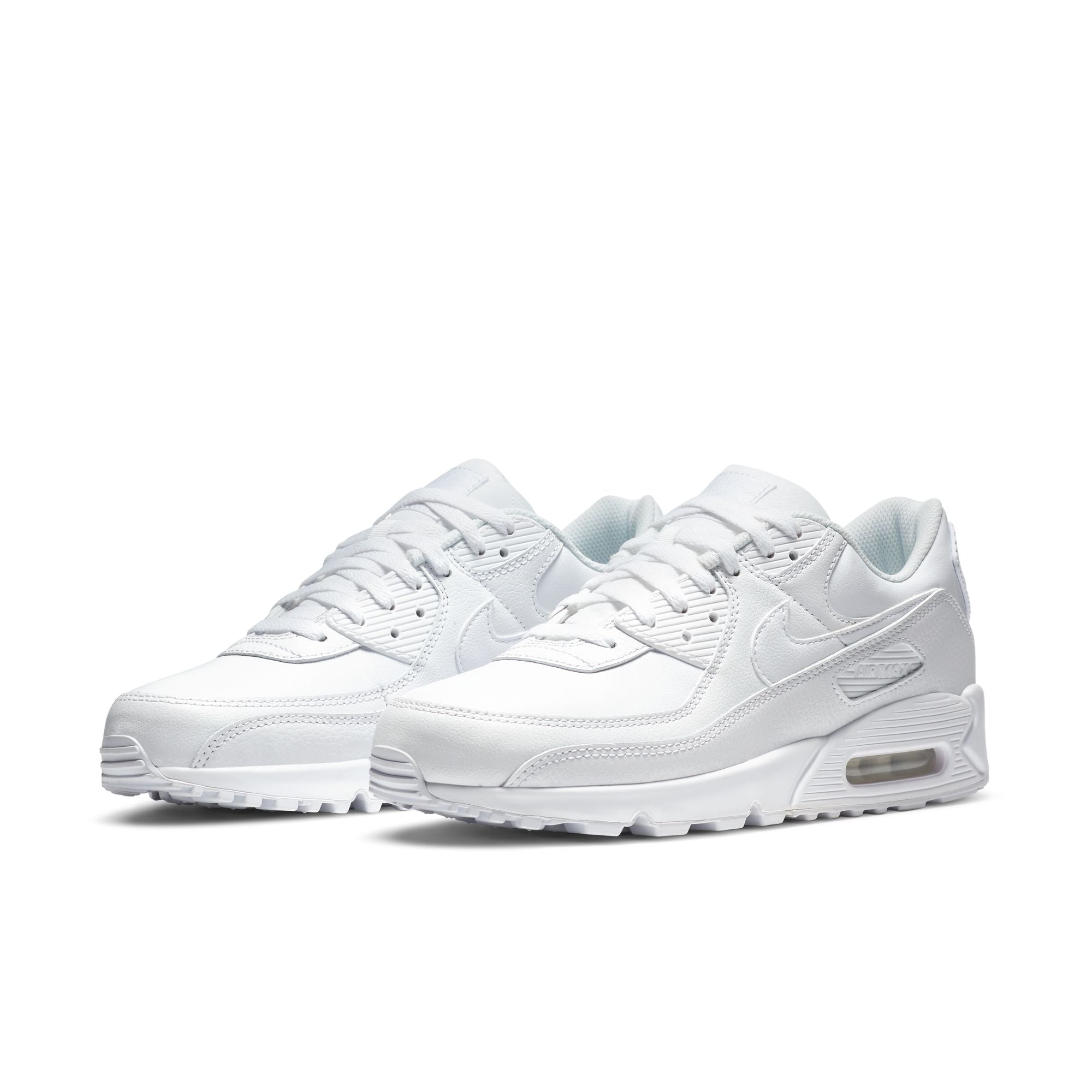 MENS NIKE AIR MAX 90 LEATHER (WHITE)