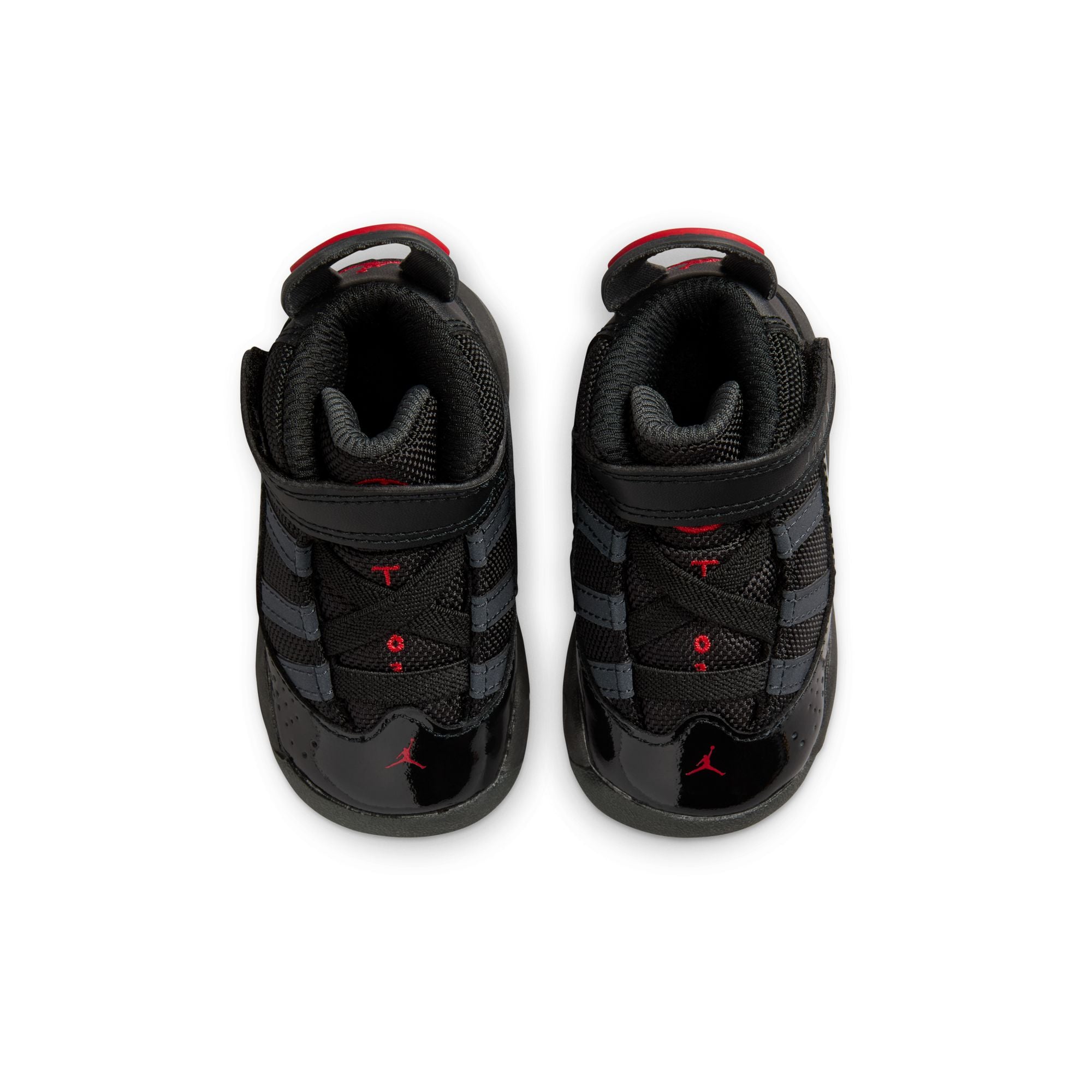 KIDS JORDAN 6 RINGS TD (BLACK/FIRE RED/ANTHRACITE)