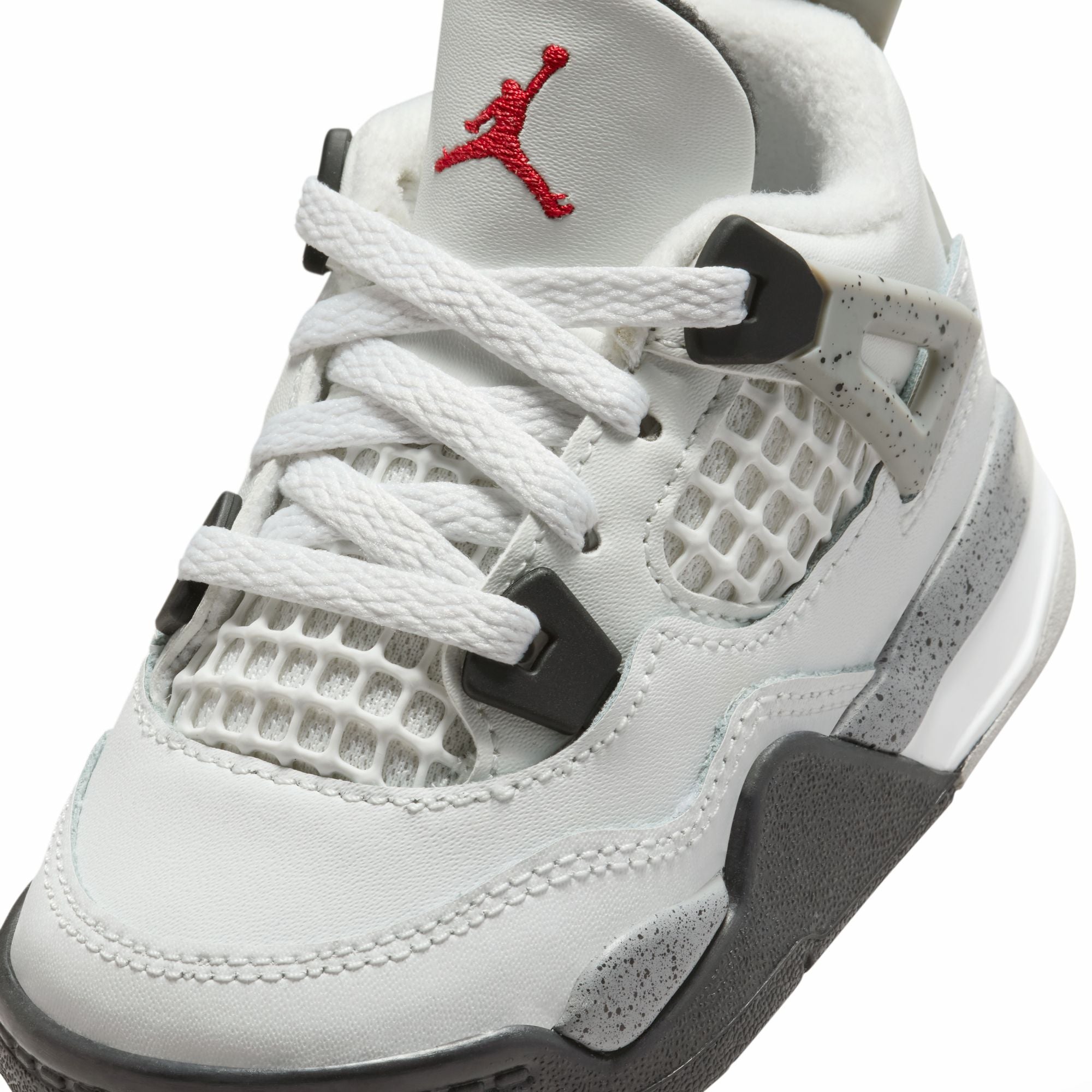 KIDS JORDAN 4 RETRO OG TD (WHITE CEMENT)