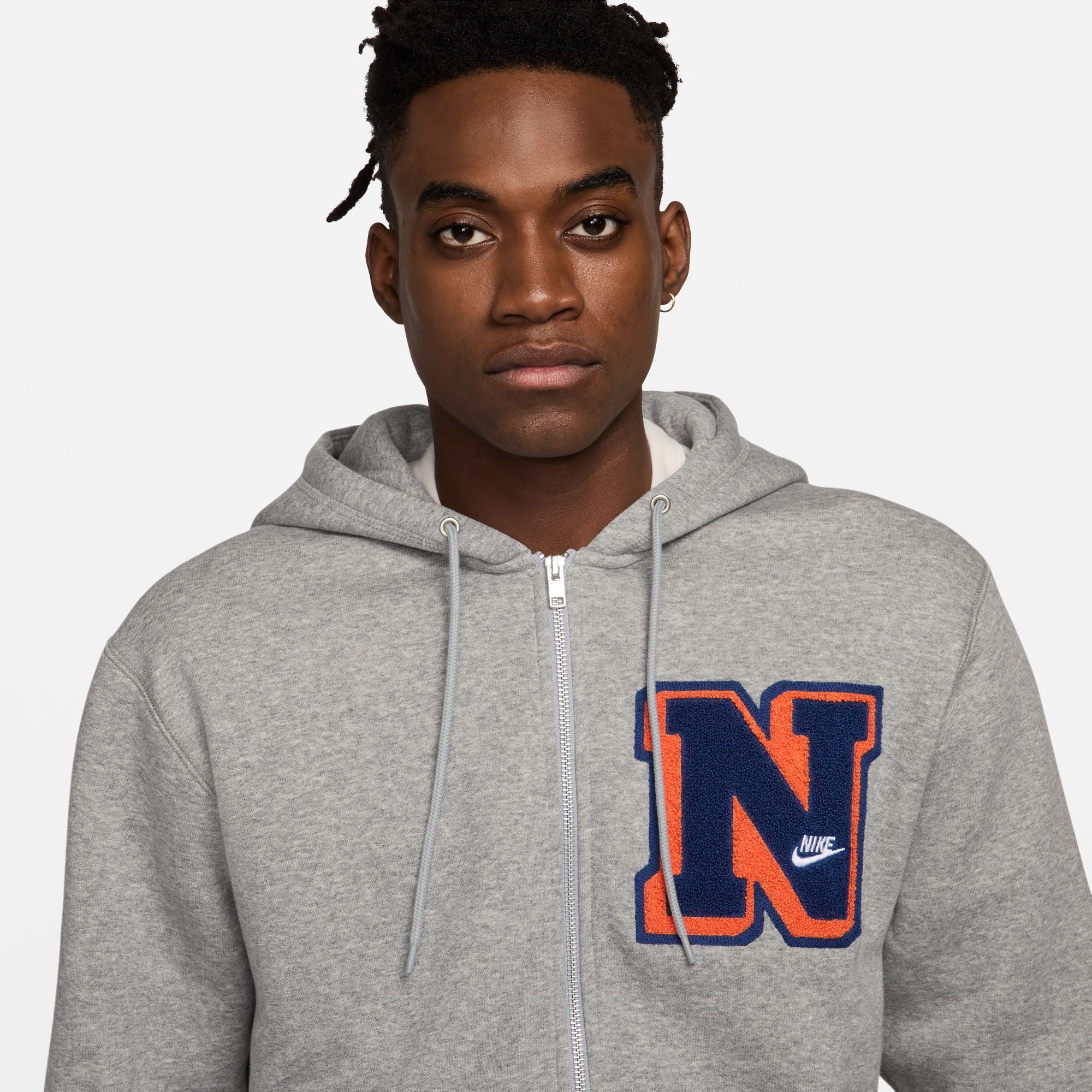 Men's NSW Club Fleece Fullzip Hoodie (Grey)