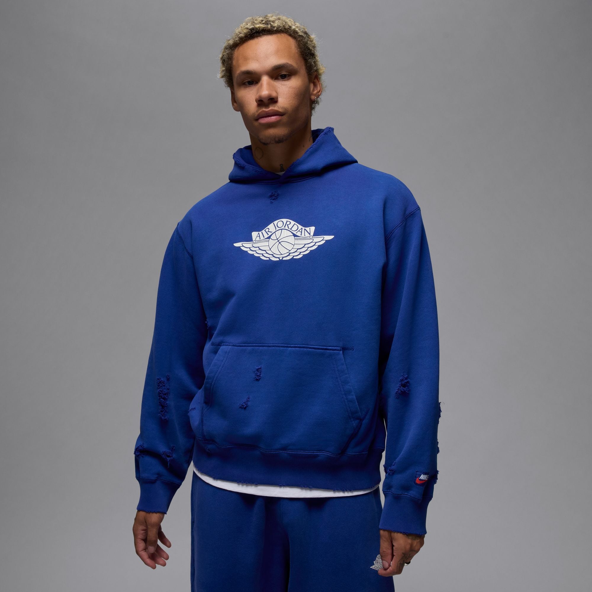 MENS JORDAN RARE AIR PULLOVER HOODIE (DEEP ROYAL)