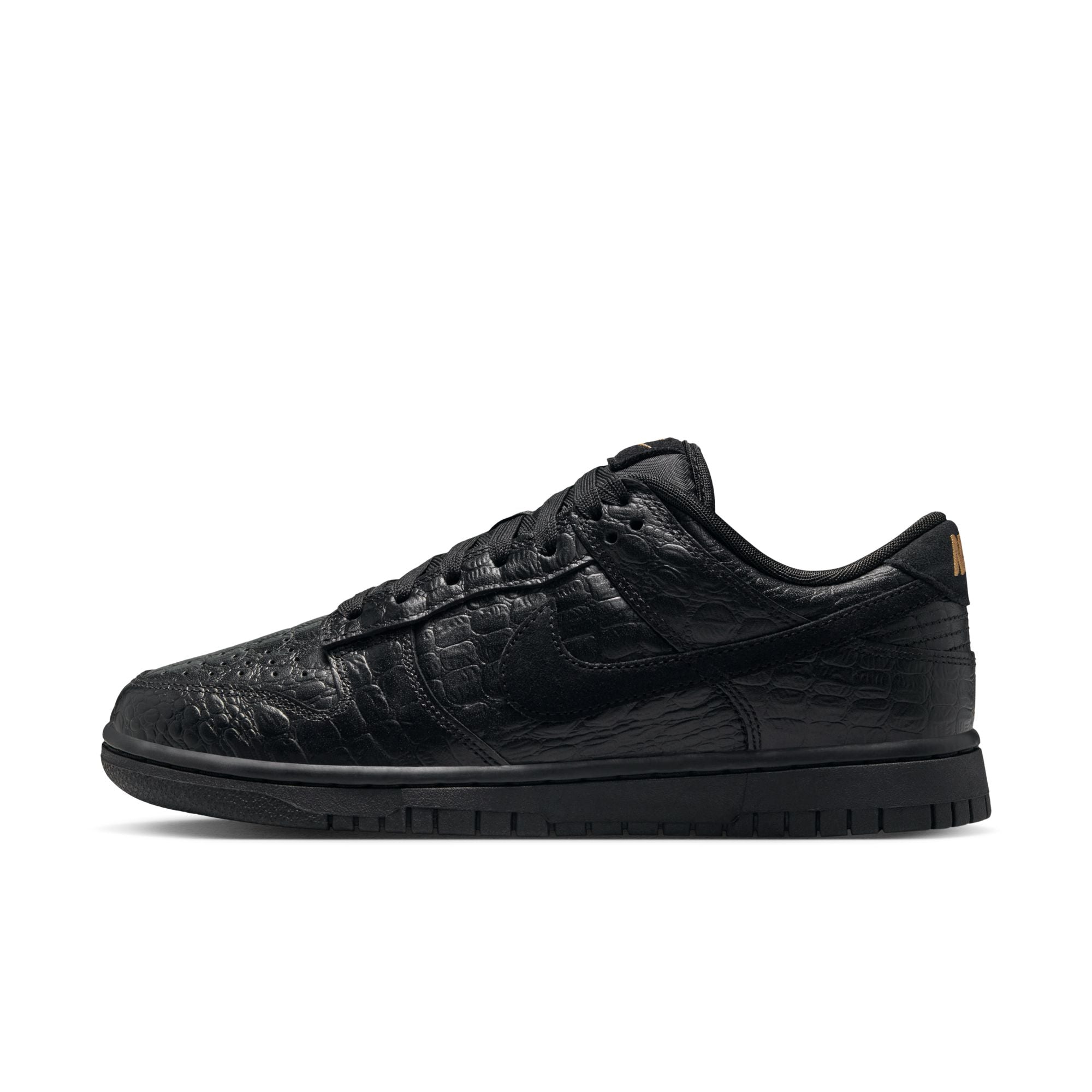 WOMENS NIKE DUNK LOW SS (BLACK CROC)