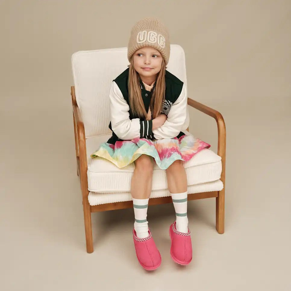 KIDS UGG TASMAN II SLIPPER (PINK BLOOM)