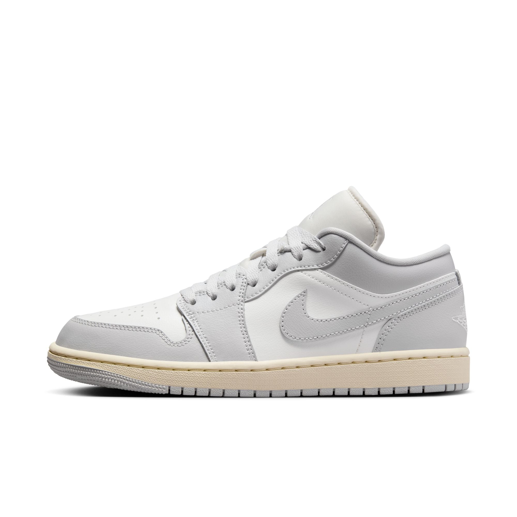 WOMENS AIR JORDAN 1 LOW (SAIL/NEUTRAL GREY)