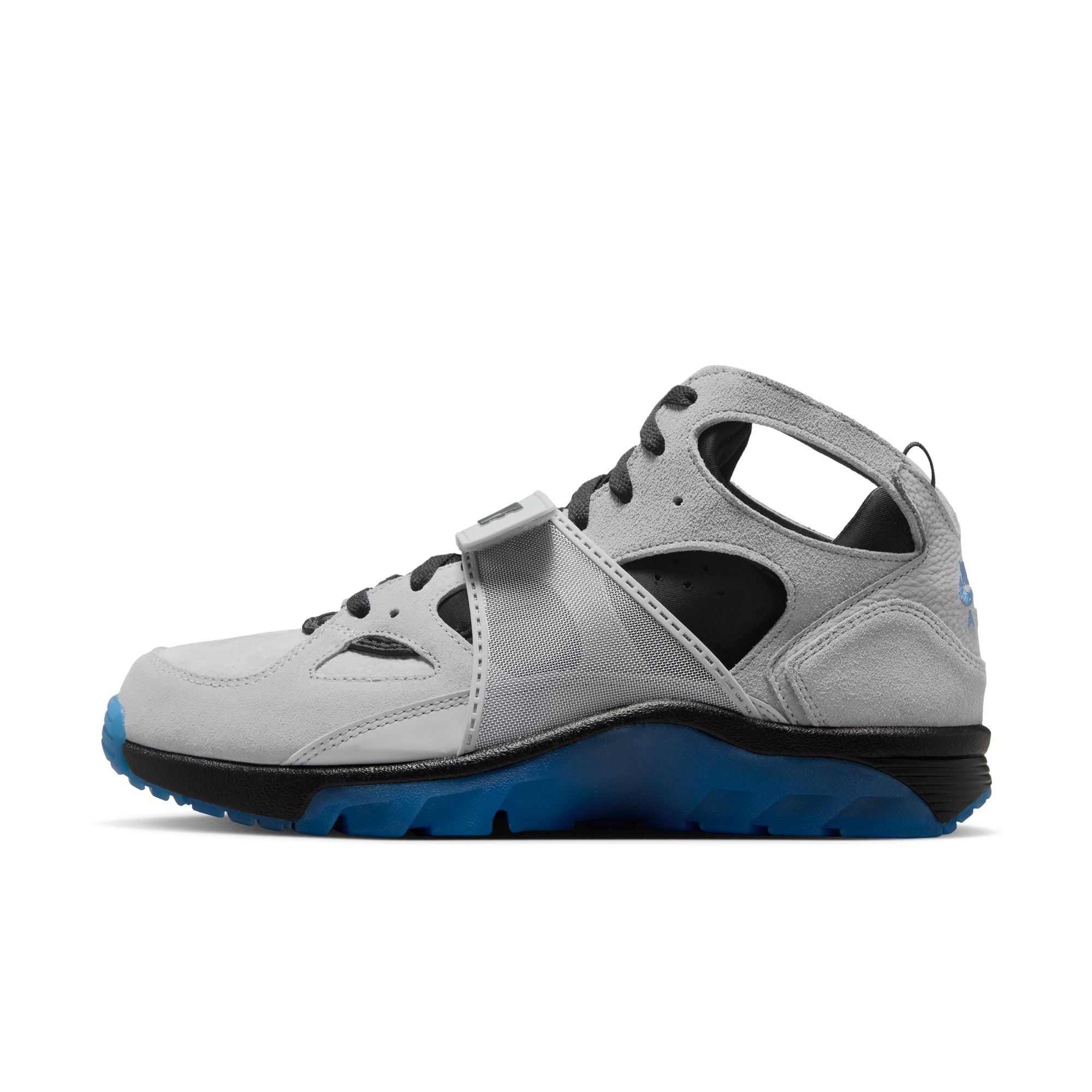 MENS NIKE AIR TRAINER HUARACHE (WOLF GREY/STAR BLUE/BLACK)