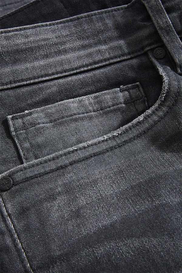 MENS JORDAN CRAIG SEAN FIT TEFLON DON DENIM (CLEAR COATED BLACK)