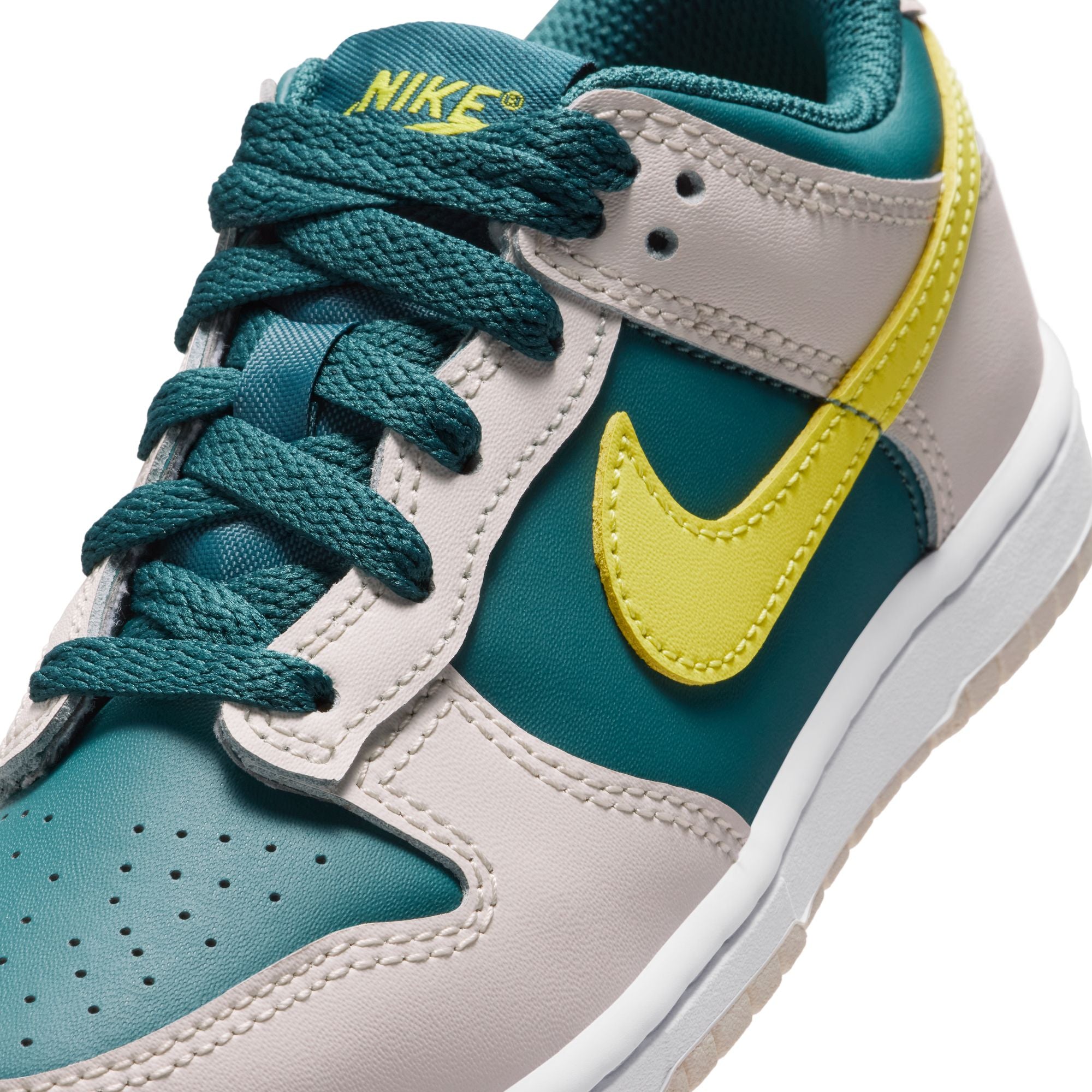 KIDS NIKE DUNK LOW PSE (DARK TEAL GREEN/SONIC YELLOW)
