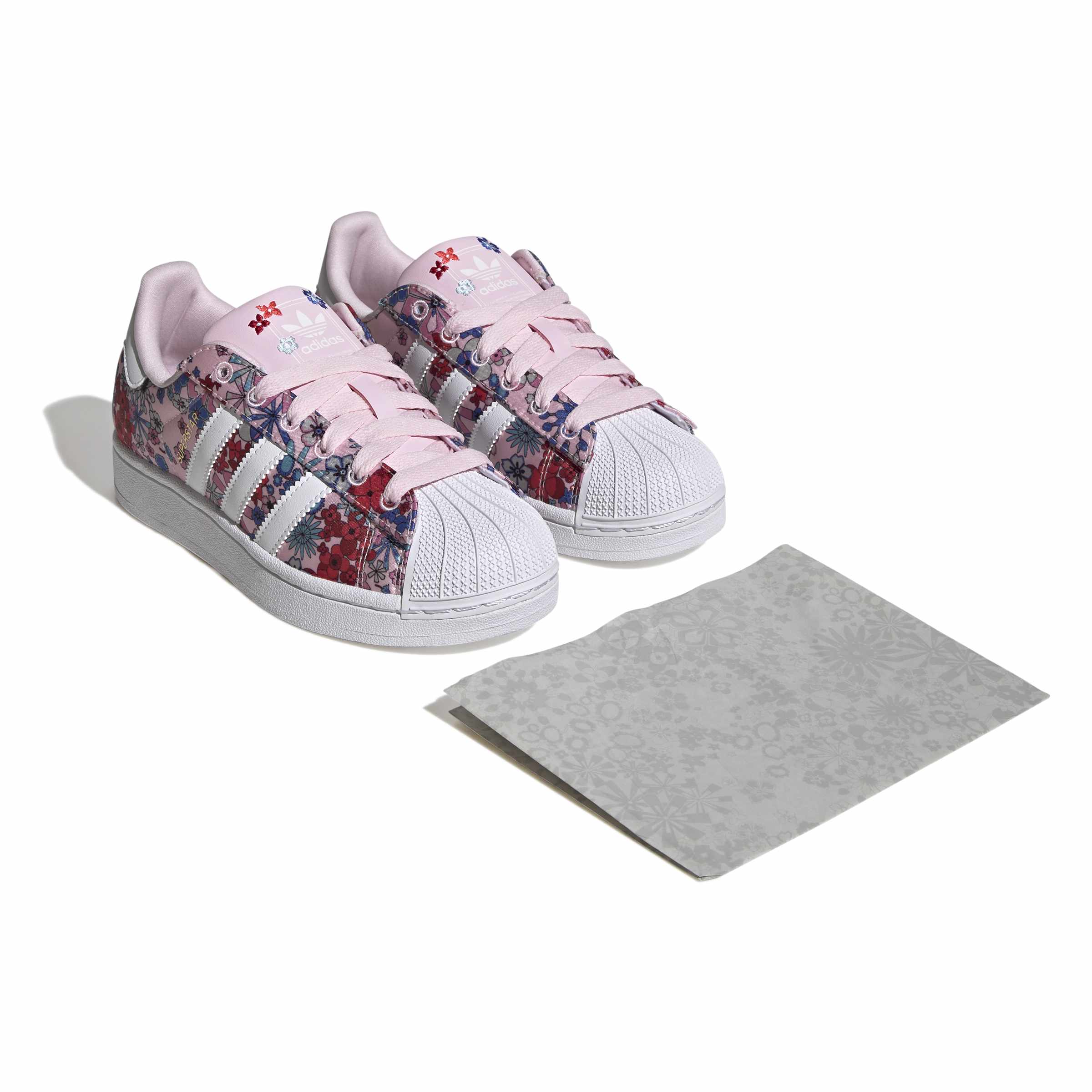 KIDS ADIDAS LIBERTY LONDON SUPERSTAR II J (CLEAR PINK / CLOUD WHITE / LIGHT PINK)