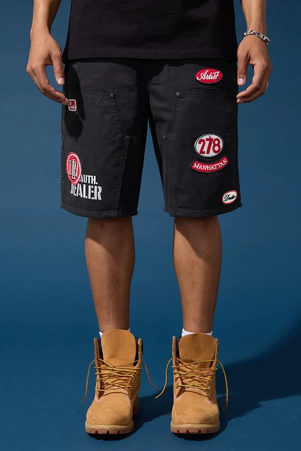 MENS JORDAN CRAIG THE RE-UP SHORT (BLACK)