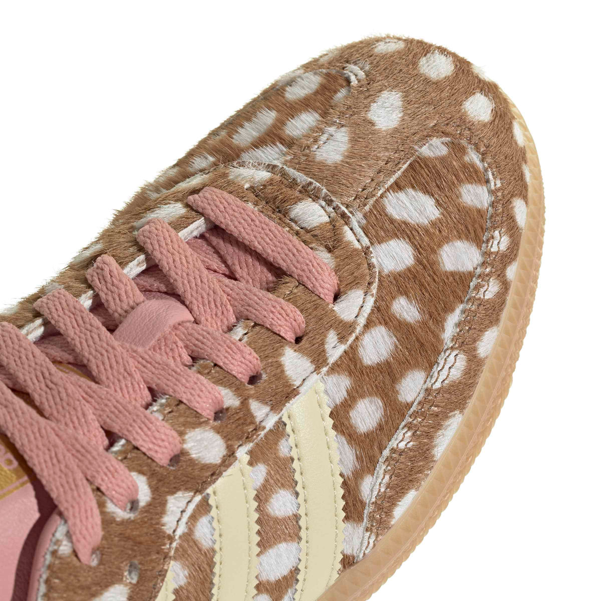 WOMENS SAMBA OG DEER PRINT (BROWN DESERT / WARM VANILLA / WONDER MAUVE)