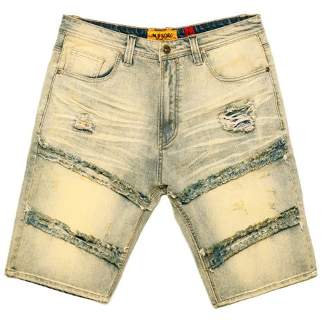 MENS MAKOBI NOAH DENIM SHORT (DIRT)