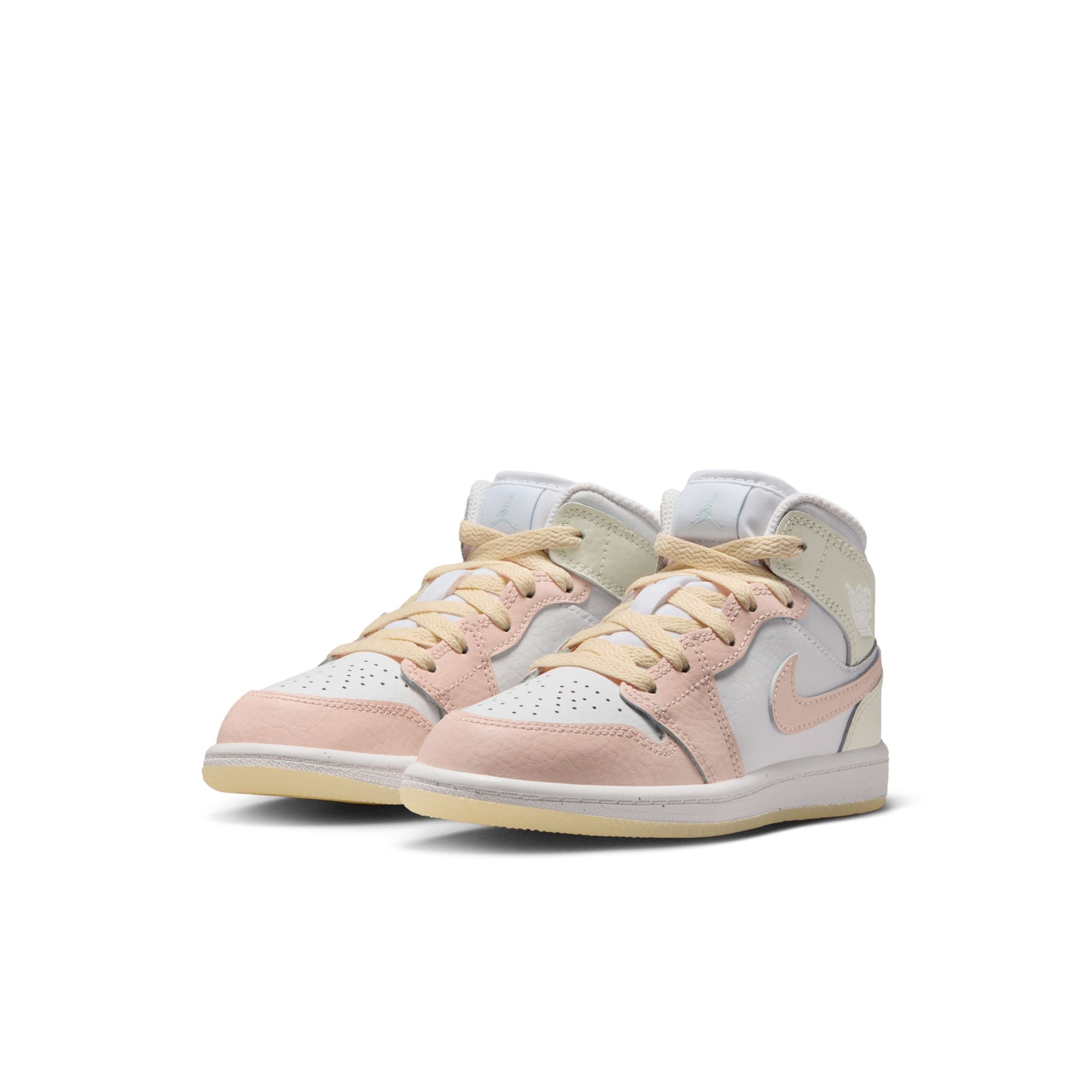 KIDS JORDAN 1 MID SE PS (SAIL/GUAVA ICE/SEA GLASS/GLACIER BLUE)