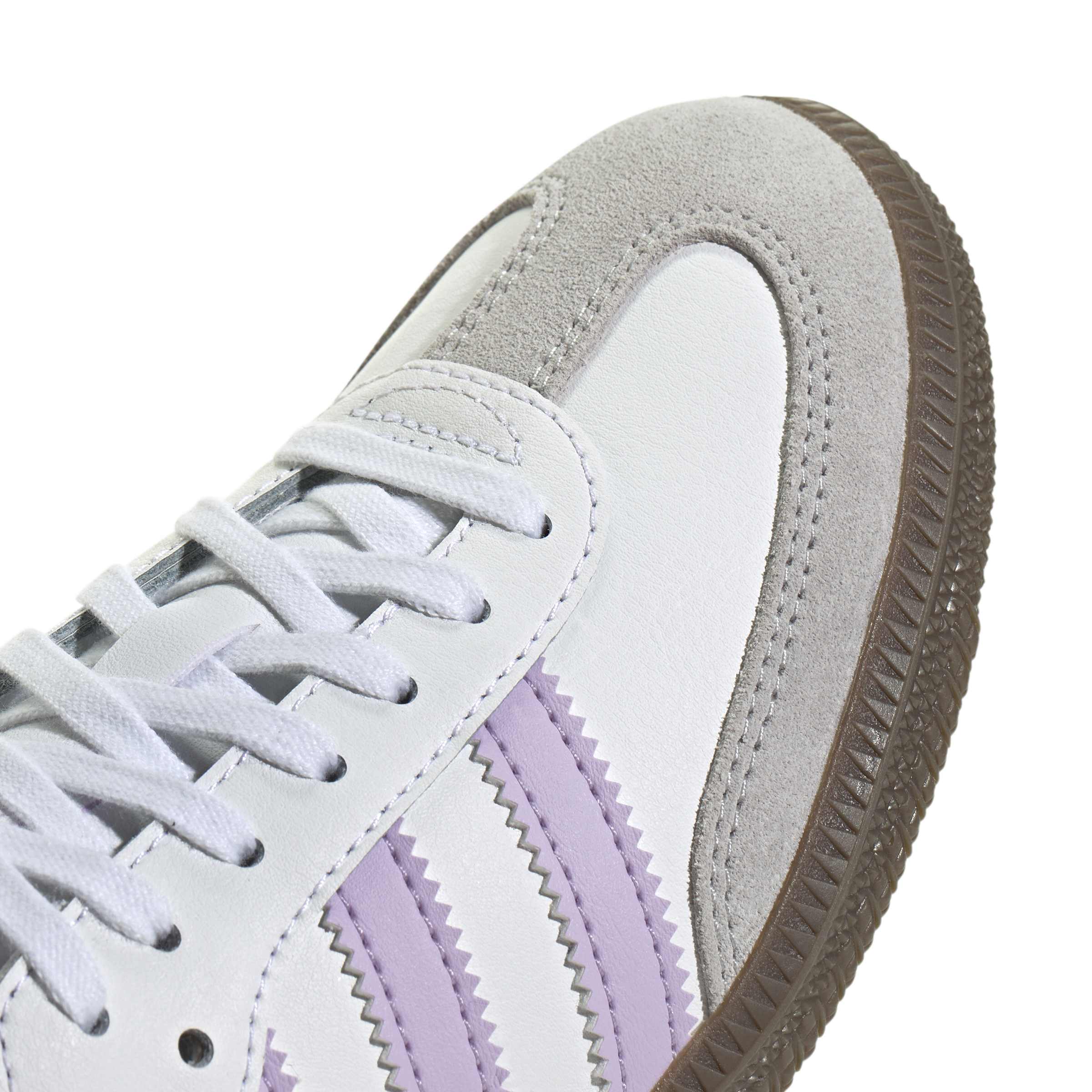 KIDS ADIDAS SAMBA J (WHITE/POWPLU/GUM)
