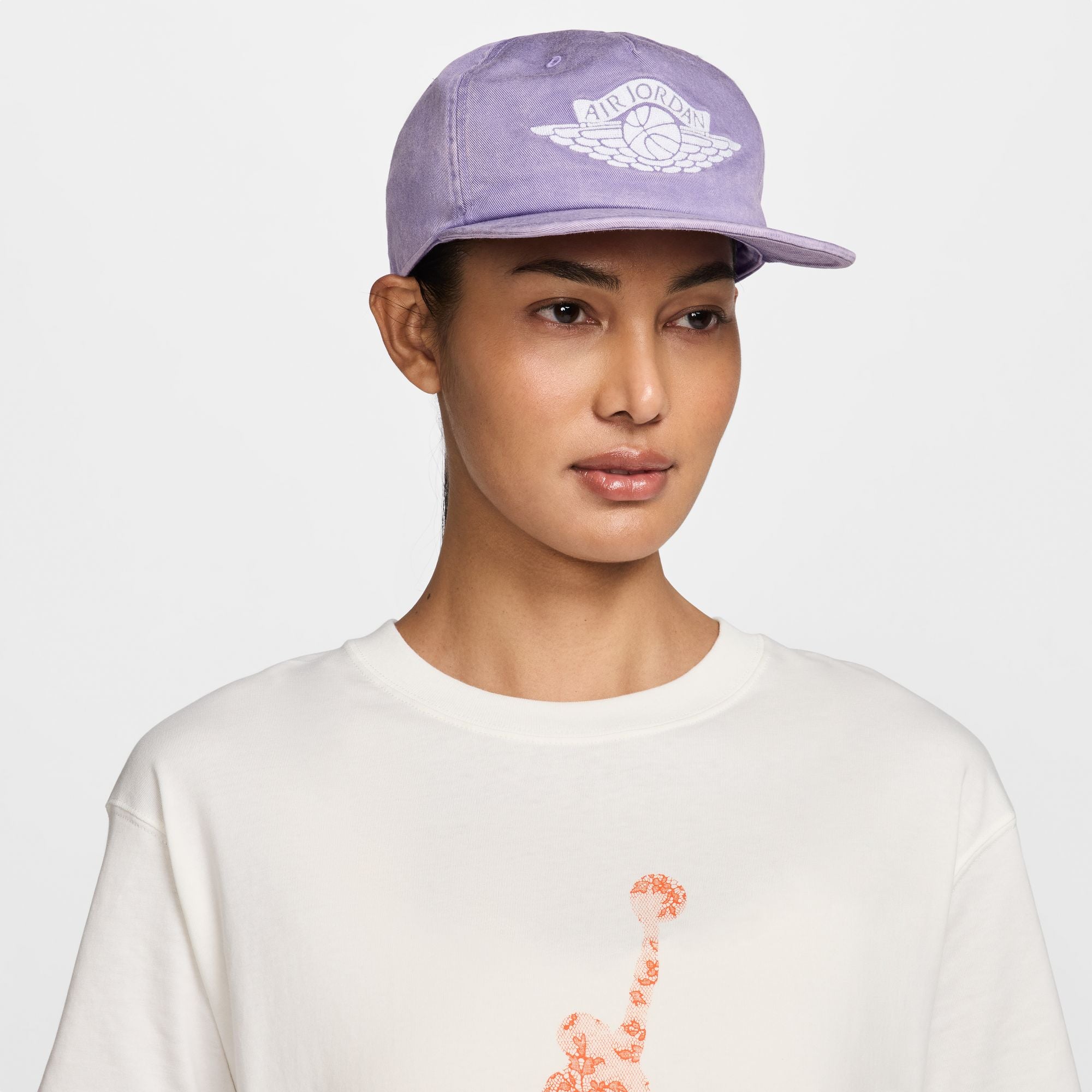 JORDAN PRO WASHED CAP (PURPLE EARTH/WHITE)