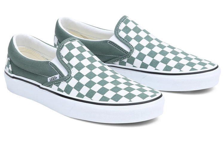 Vans Classic Slip-On Color Theory Checkerboard (Green)