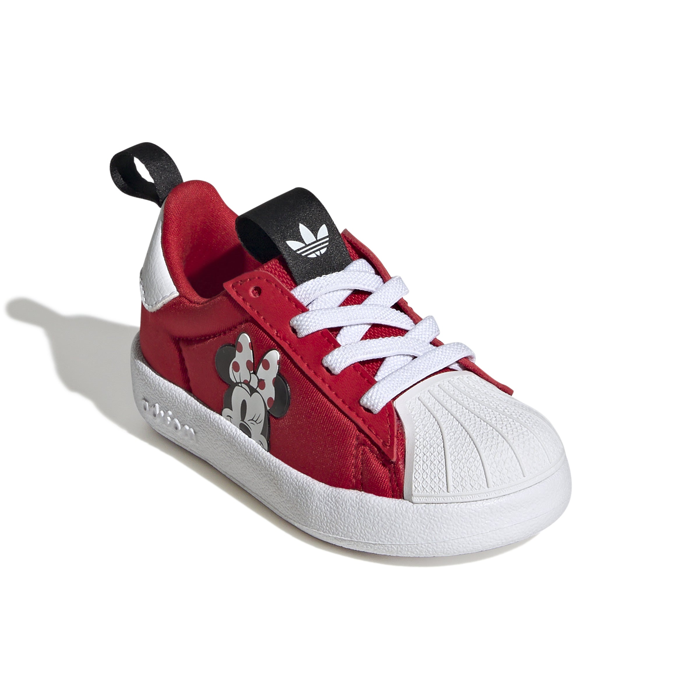 KIDS ADIDAS DISNEY MINNIE MOUSE adiFOM SUPERSTAR 360 (BETTER SCARLET / CLOUD WHITE / CORE BLACK)