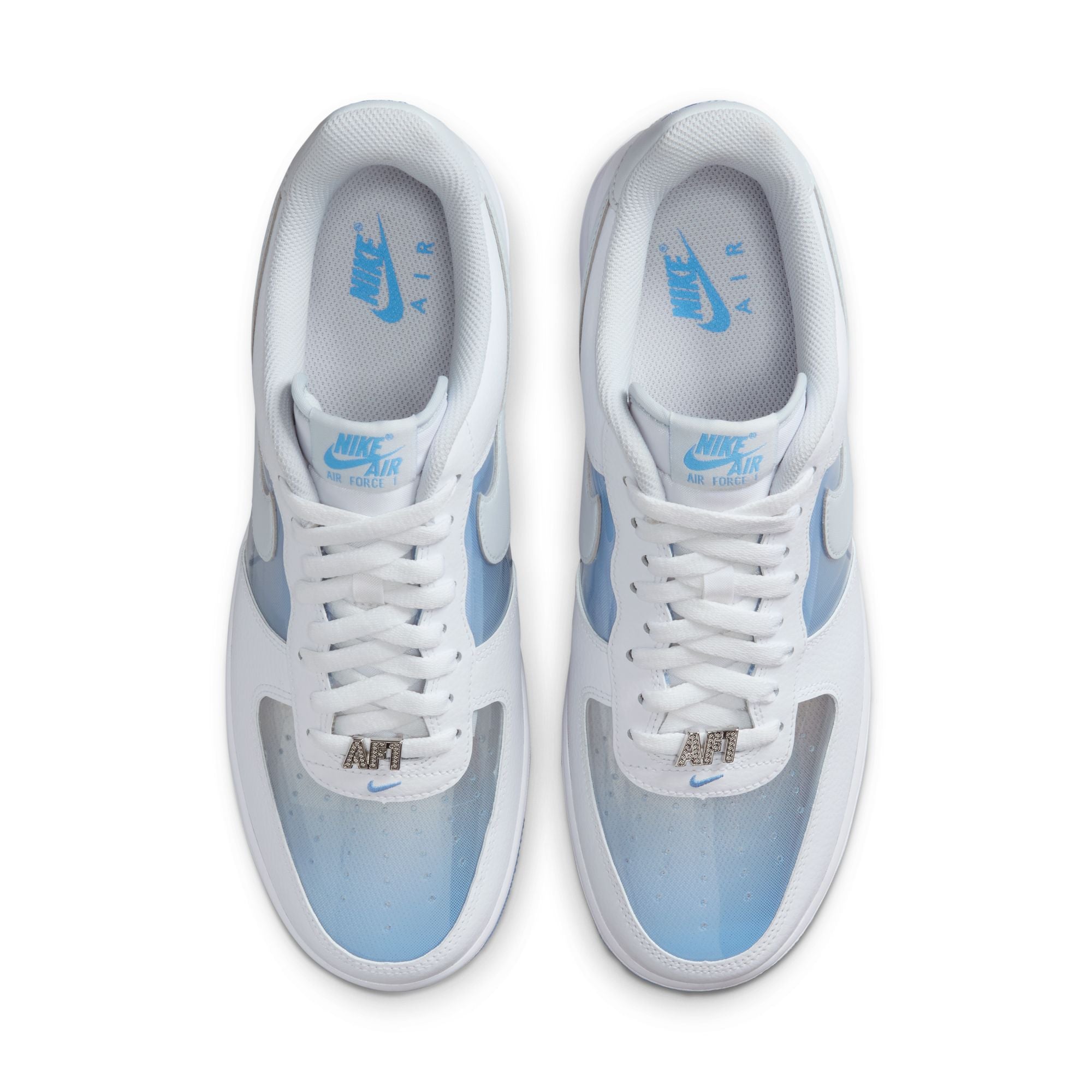MENS NIKE AIR FORCE 1 RETRO QS (INVISIBLE)