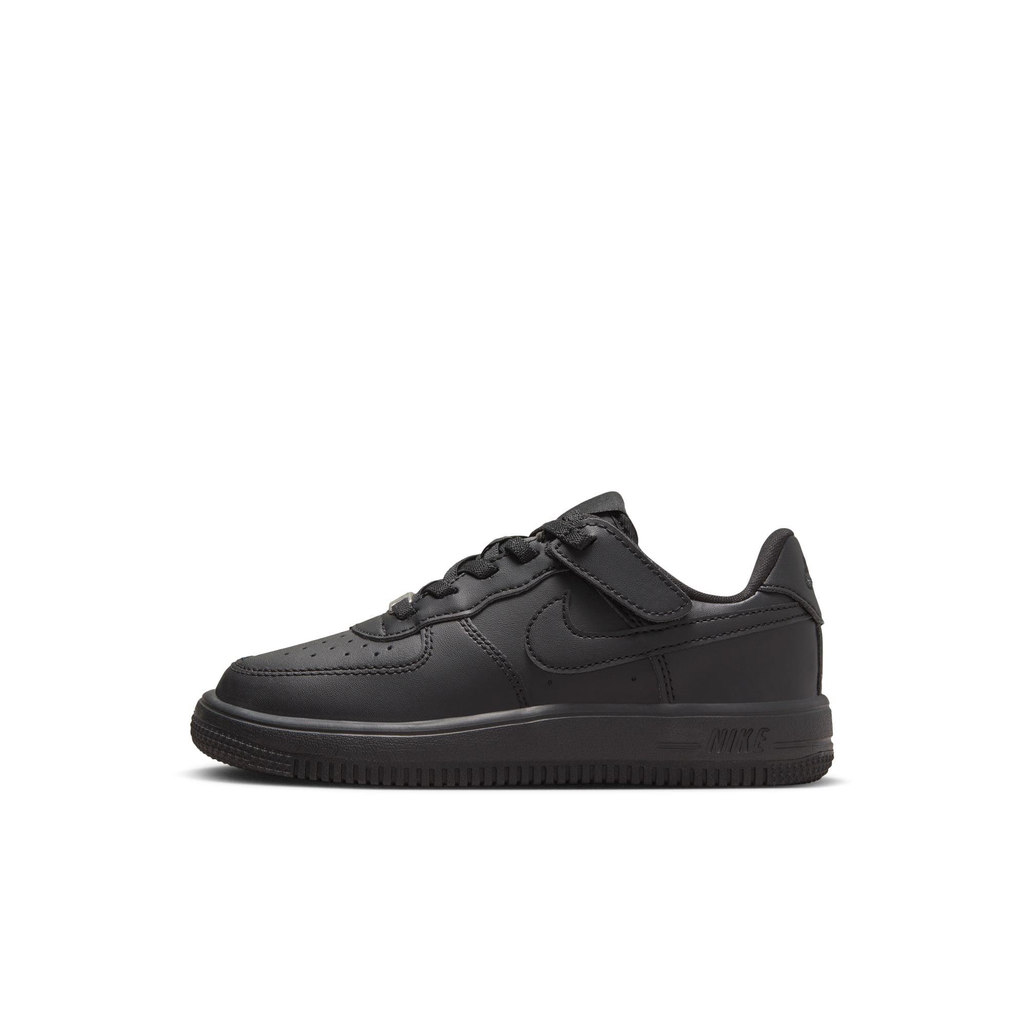 KIDS NIKE FORCE 1 LOW EASYON PS (BLACK)