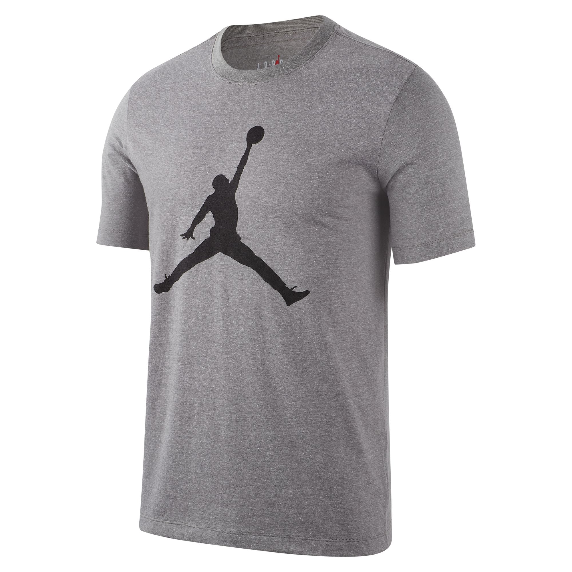 MENS JORDAN JUMPMAN T-SHIRT (CARBON HEATHER/BLACK)
