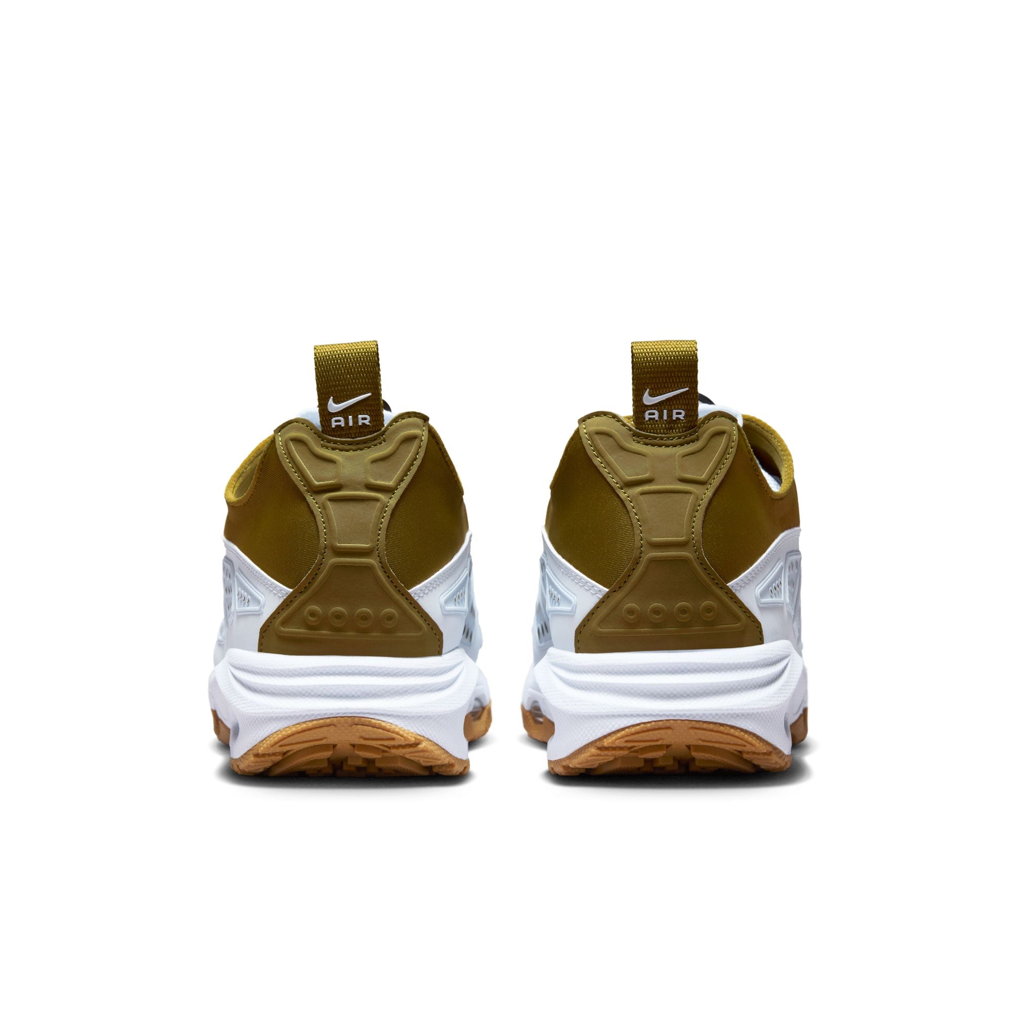 WOMENS NIKE AIR MAX SNDR (OLIVE FLAK/BLUE TINT/BLACK/GUM MED BROWN)