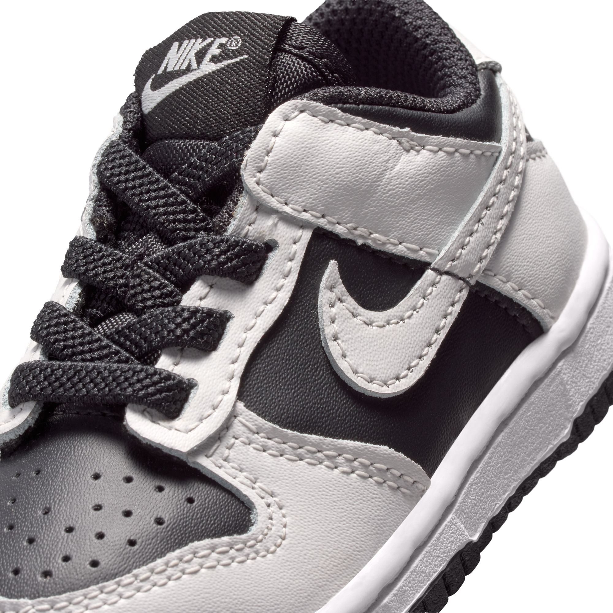 KIDS NIKE DUNK LOW TDE (BLACK/PLATINUM TINT/WHITE)