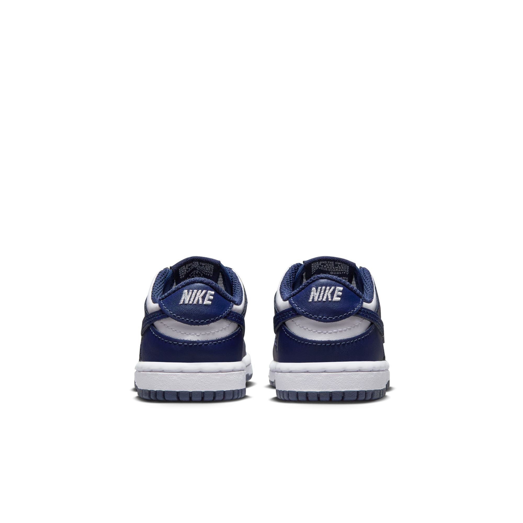 KIDS NIKE DUNK LOW TDE (WHITE/MIDNIGHT NAVY)
