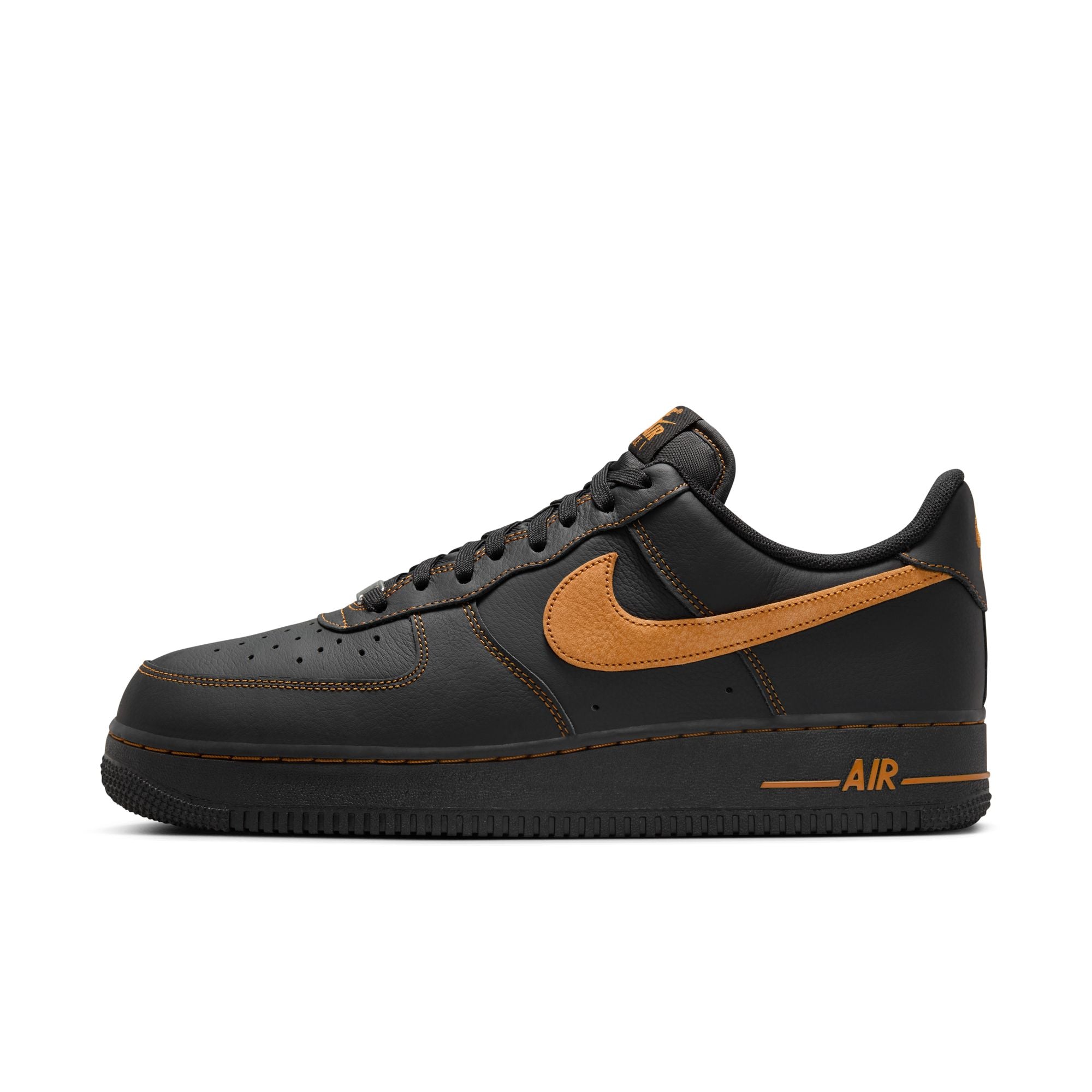 MENS AIR FORCE 1 '07 LV8 (BLACK/DESERT OCHRE)