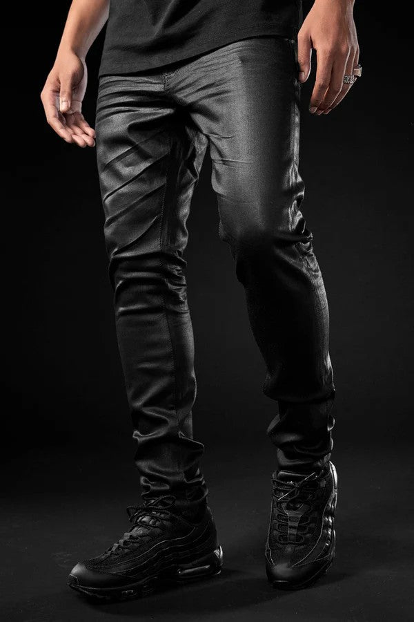 MENS JORDAN CRAIG SEAN FIT SMOOTH CRIMINAL DENIM (JET BLACK)