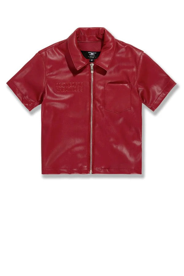 KIDS JORDAN CRAIG DESTINED FOR GREATNESS S/S SHIRT (RED)