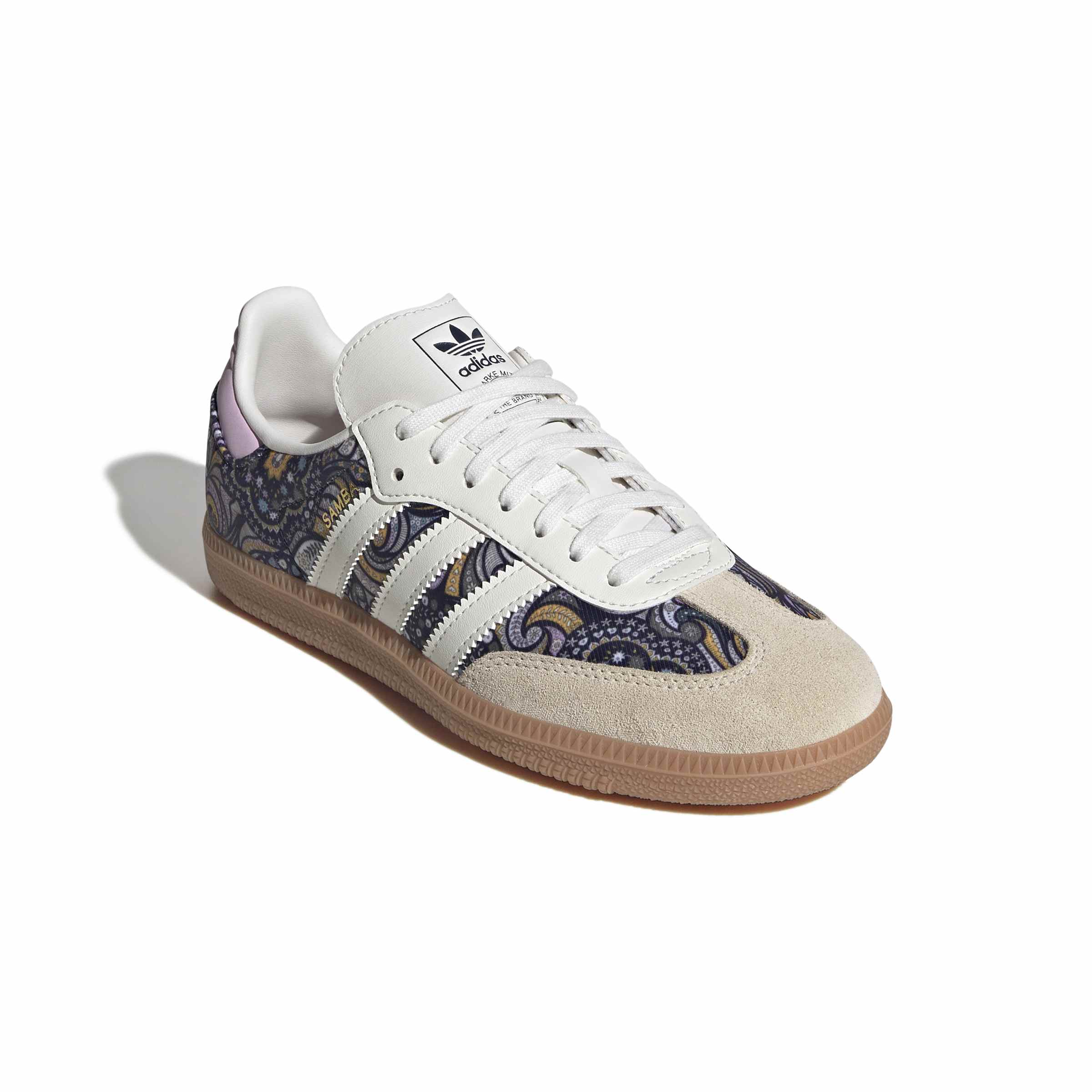 KIDS ADIDAS LIBERTY LONDON SAMBA OG J (WHITE/PURPLE)