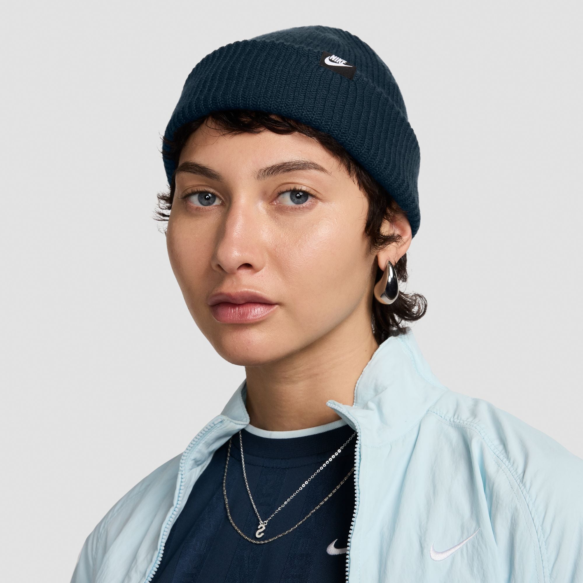 UNISEX NIKE TERRA SHORT-CUFF BEANIE (ARMORY NAVY)