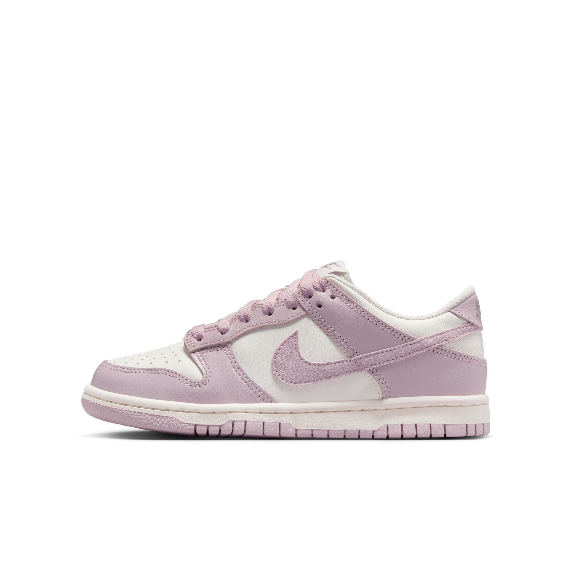 KIDS NIKE DUNK LOW GS (SAIL/PARTICLE ROSE/ENIGMA STONE)