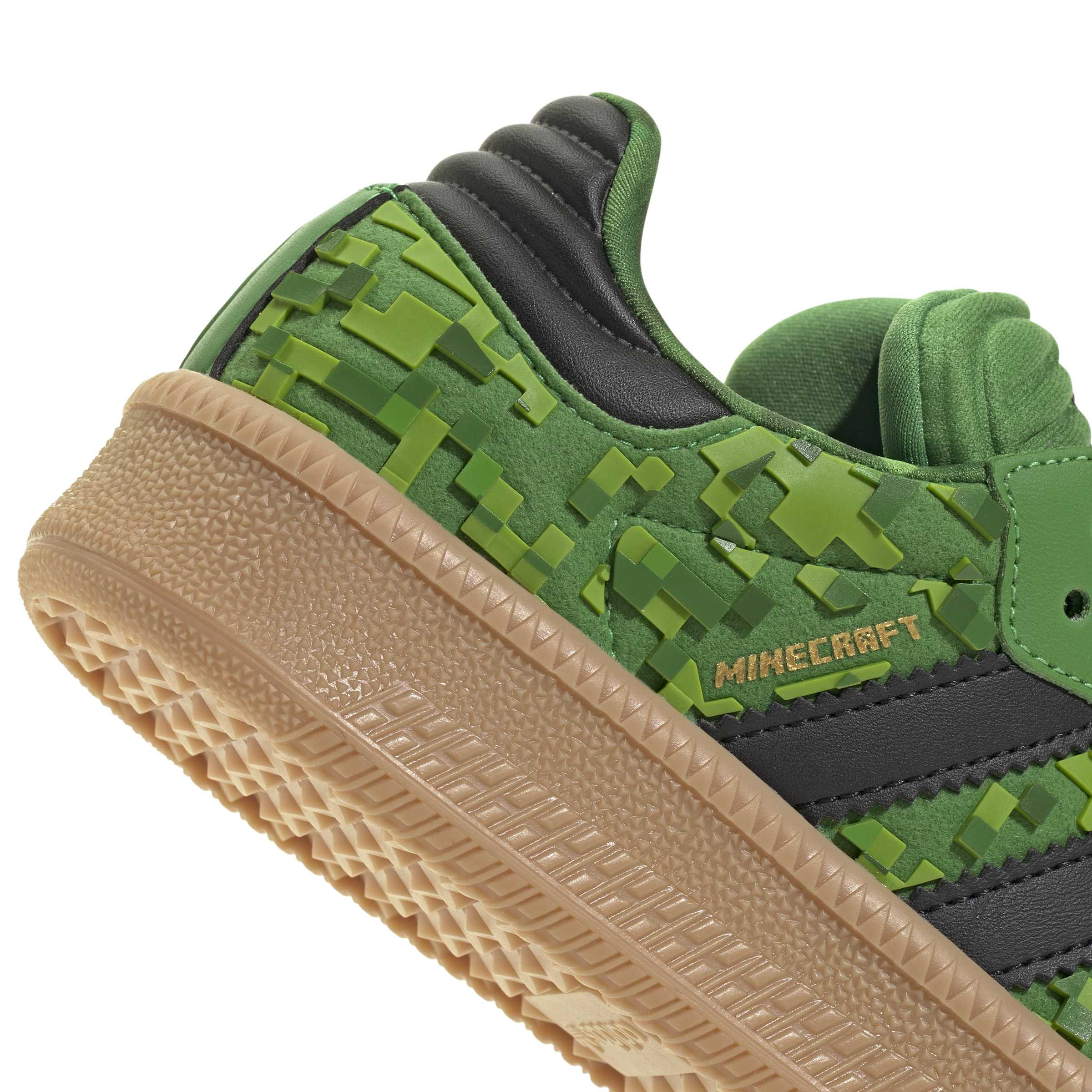 KIDS ADIDAS MINECRAFT SAMBA XLG (GREEN / CORE BLACK / CLOUD WHITE)