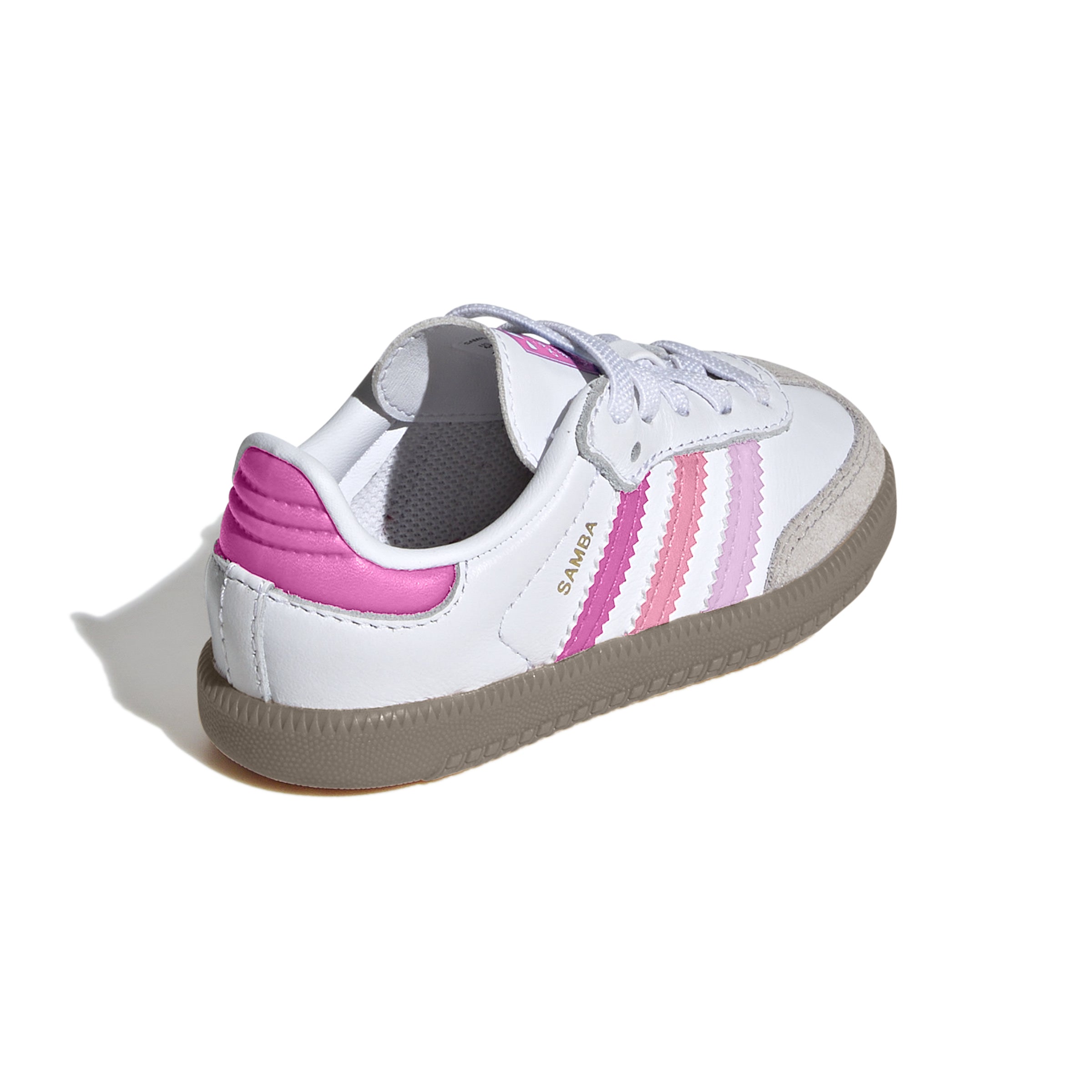 KIDS ADIDAS SAMBA OG EL I (CLOUD WHITE / PINK / GUM)