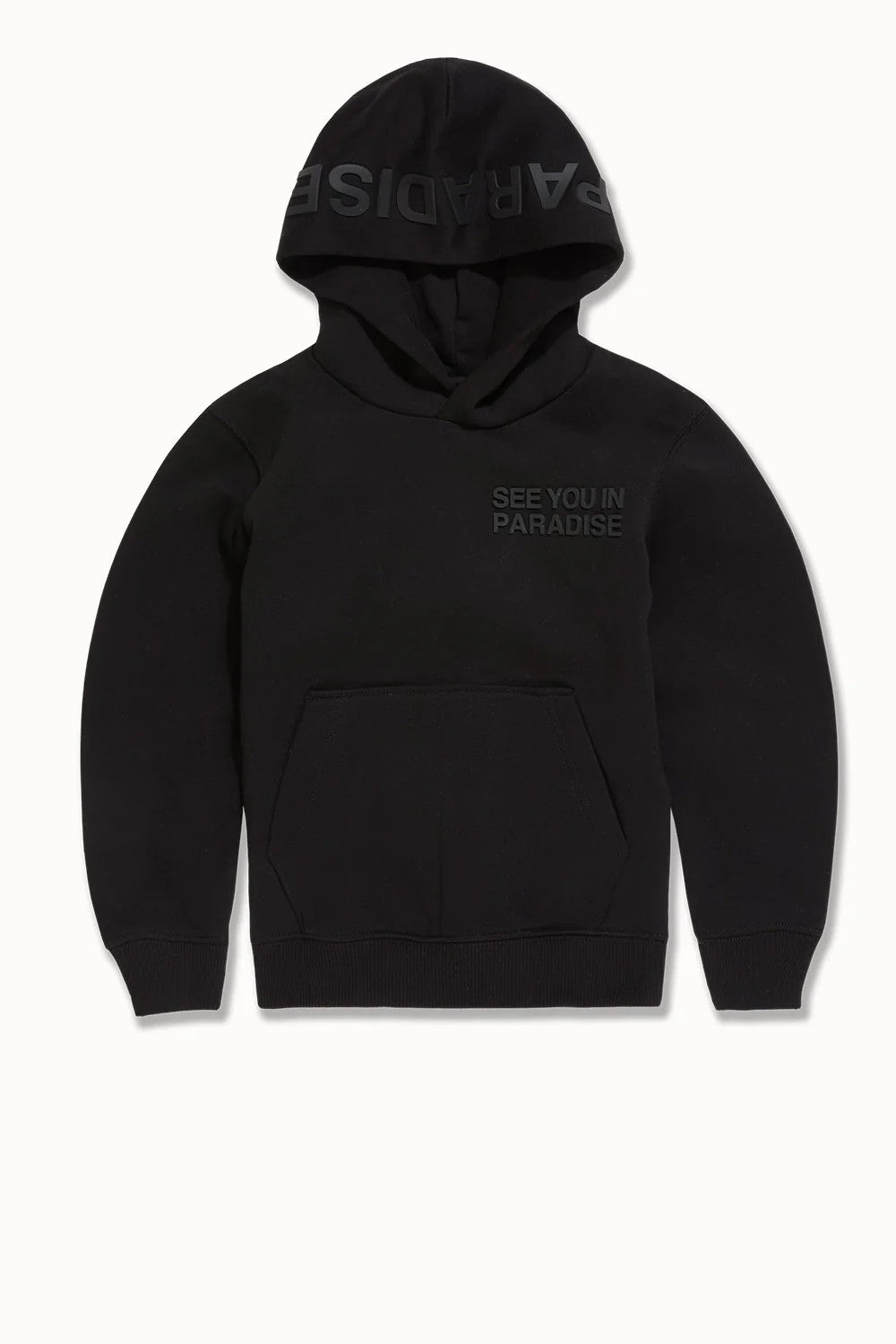 KIDS JORDAN CRAIG SYIP TONAL PULLOVER HOODIE (BLACK)