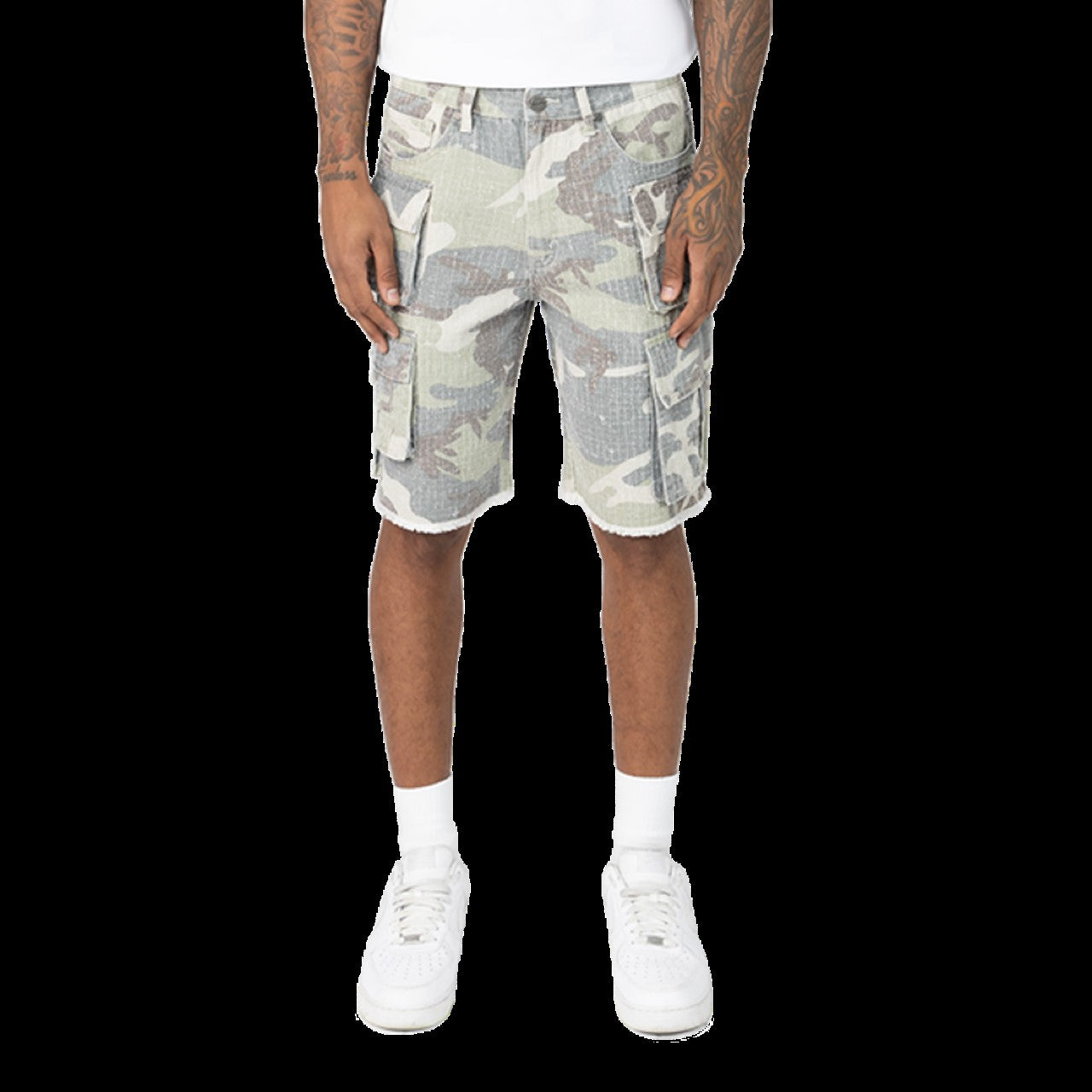 MENS SMOKE RISE FASHION SHORT (EARTH CAMO)