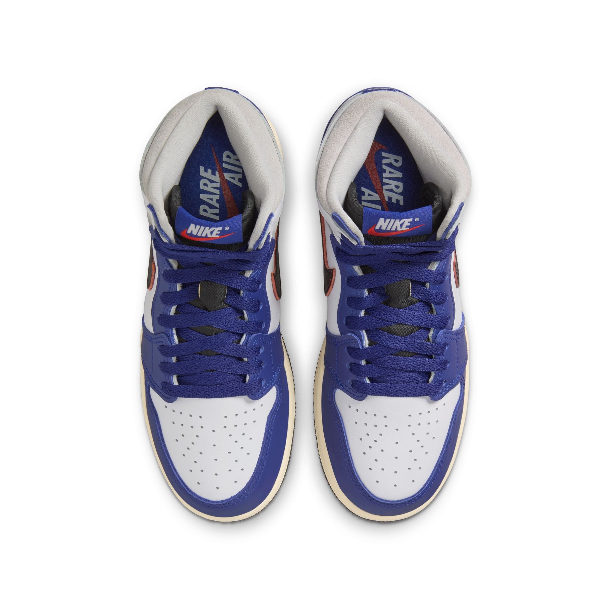 KIDS AIR JORDAN 1 RETRO HIGH OG RARE AIR GS (DEEP ROYAL BLUE)